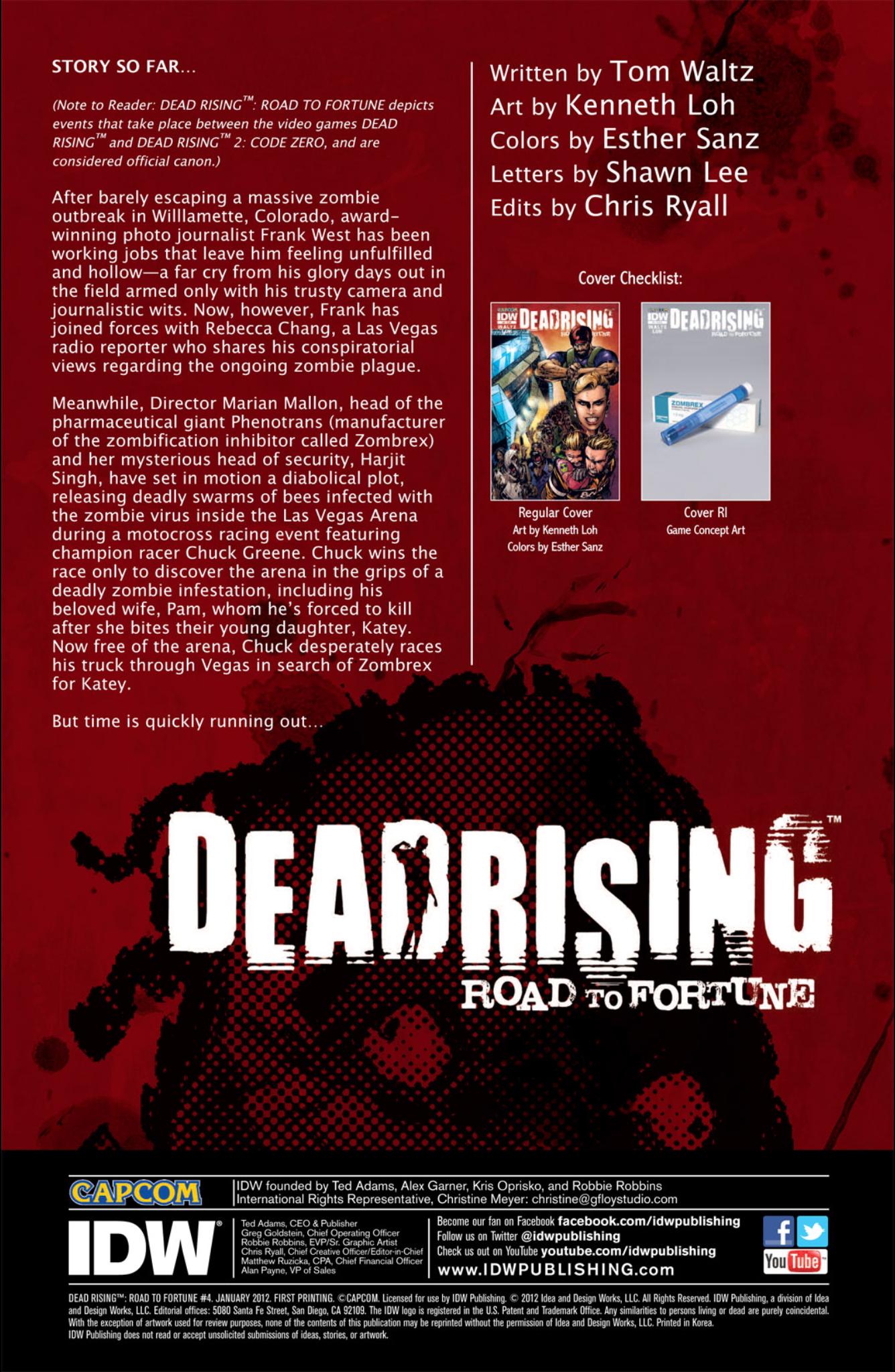 Read online Dead Rising: Road to Fortune comic -  Issue #4 - 3