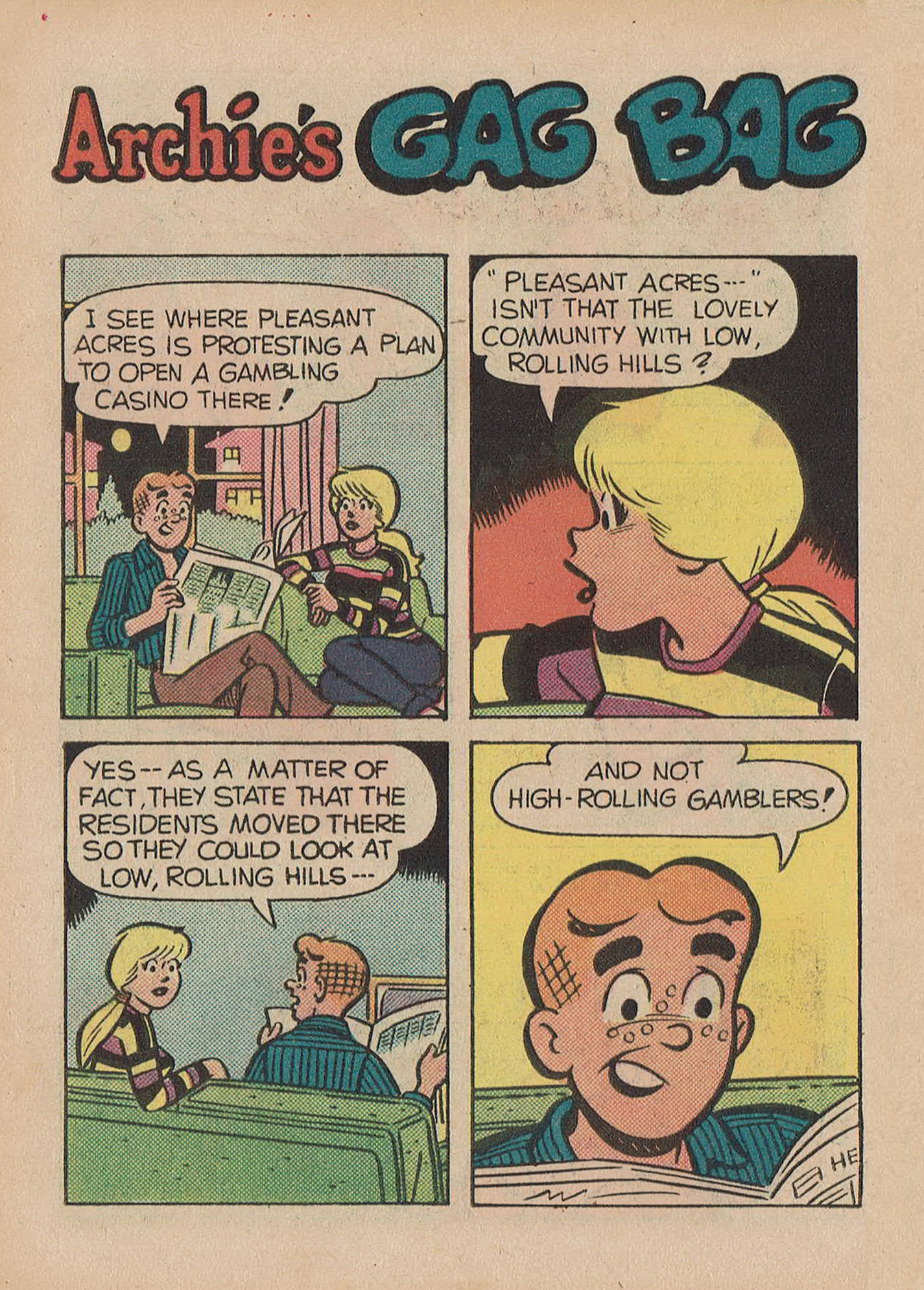 Read online Archie Digest Magazine comic -  Issue #74 - 62