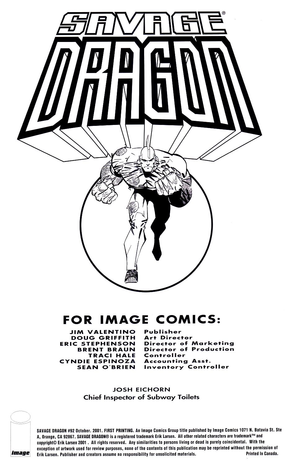 Read online The Savage Dragon (1993) comic -  Issue #92 - 2