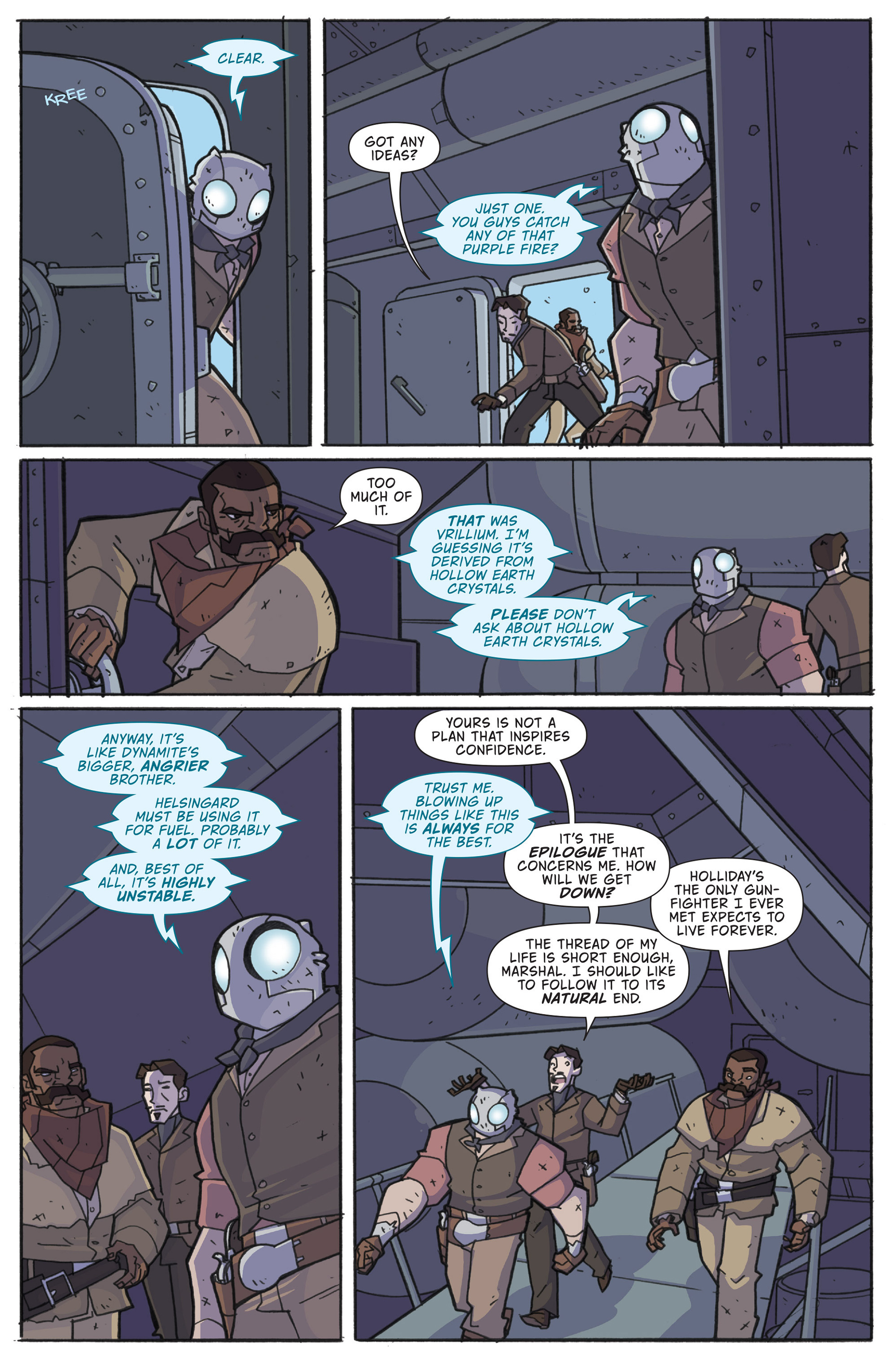 Read online Atomic Robo and the Knights of the Golden Circle comic -  Issue #4 - 17