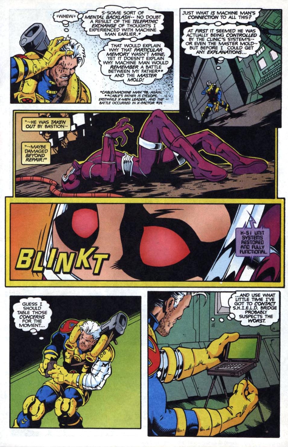 Read online Machine Man/Bastion '98 comic -  Issue # Full - 18