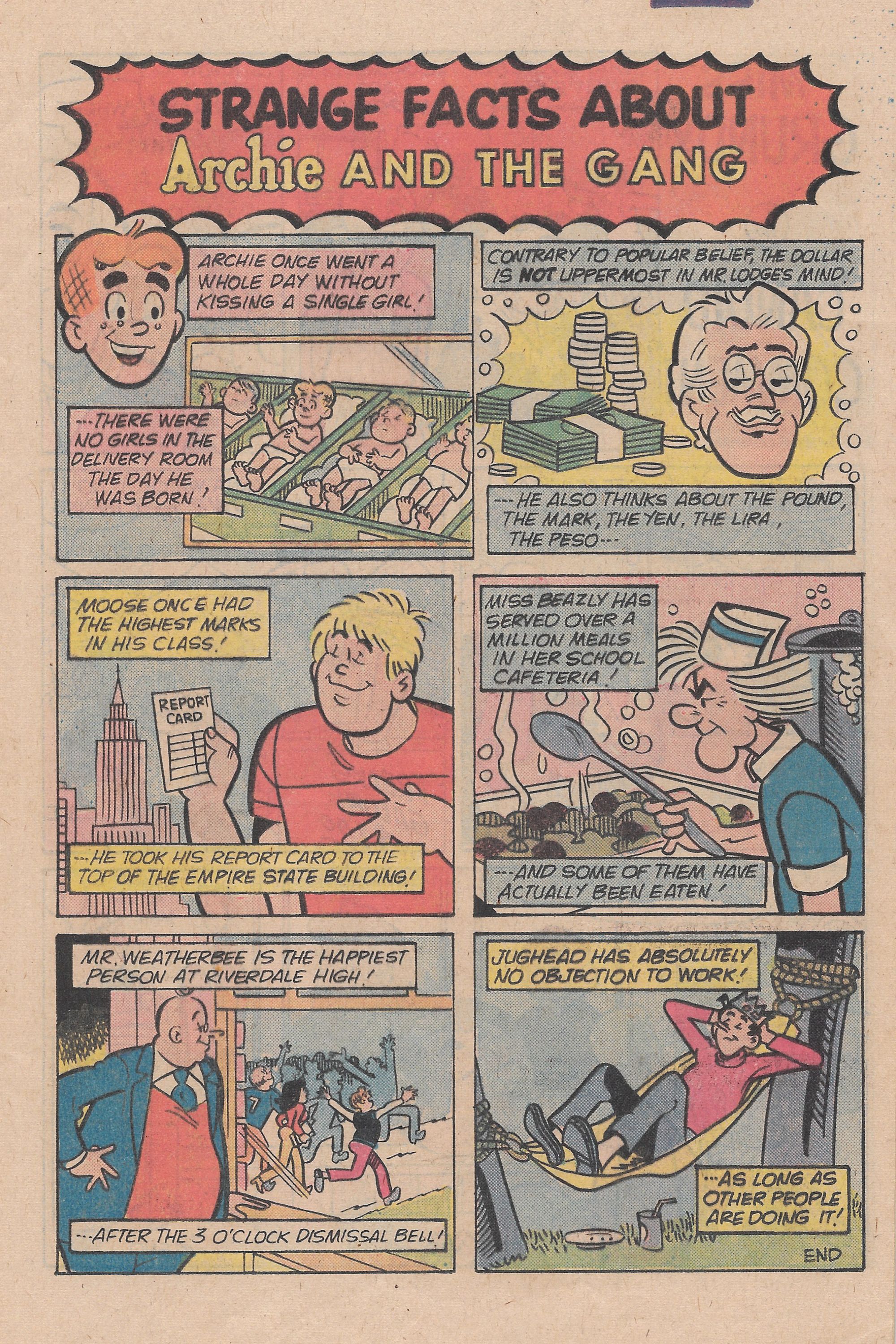 Read online Archie's Joke Book Magazine comic -  Issue #277 - 13