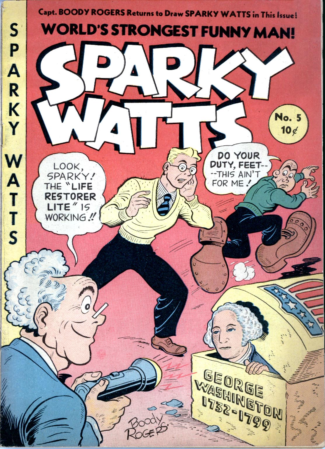 Read online Sparky Watts comic -  Issue #5 - 1