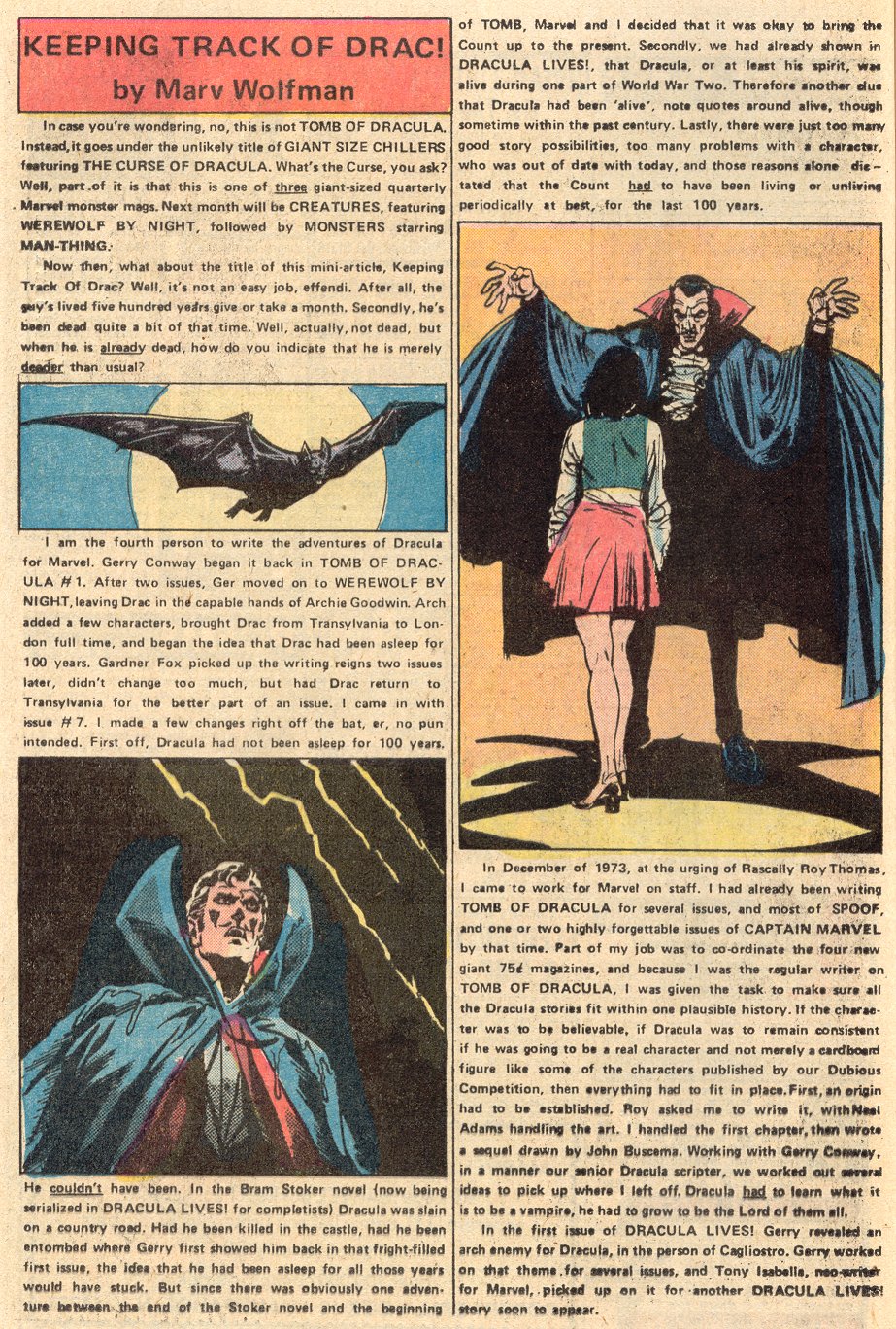 Read online Giant-Size Dracula comic -  Issue #1 - 27