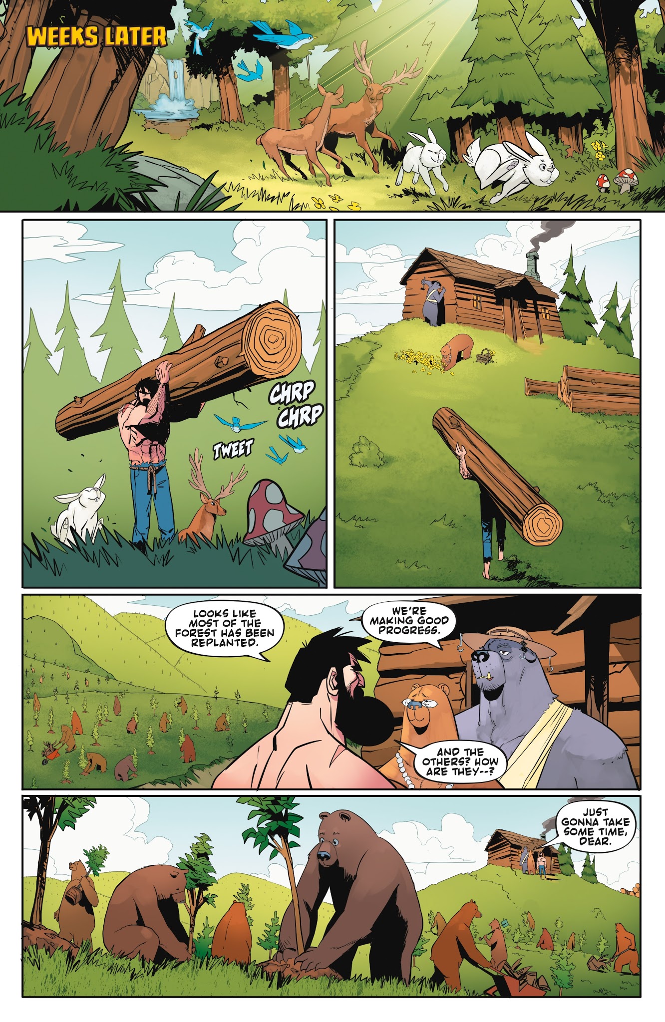 Read online Shirtless Bear-Fighter! comic -  Issue #5 - 25