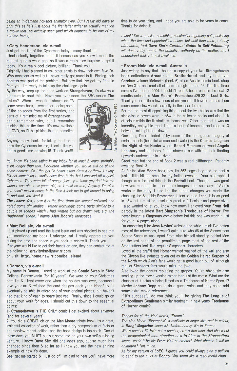 Read online Strangehaven comic -  Issue #16 - 31