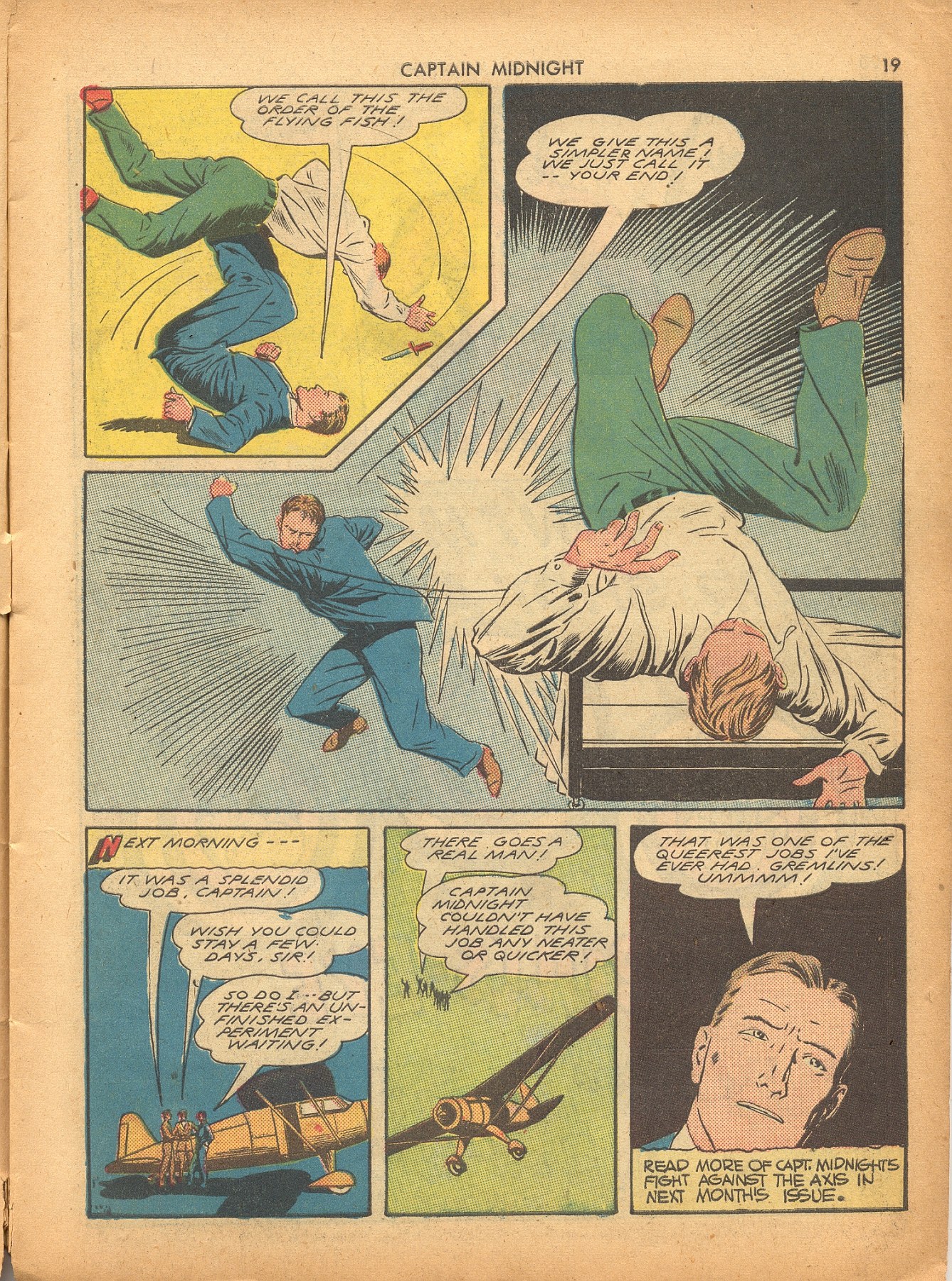 Read online Captain Midnight (1942) comic -  Issue #4 - 20