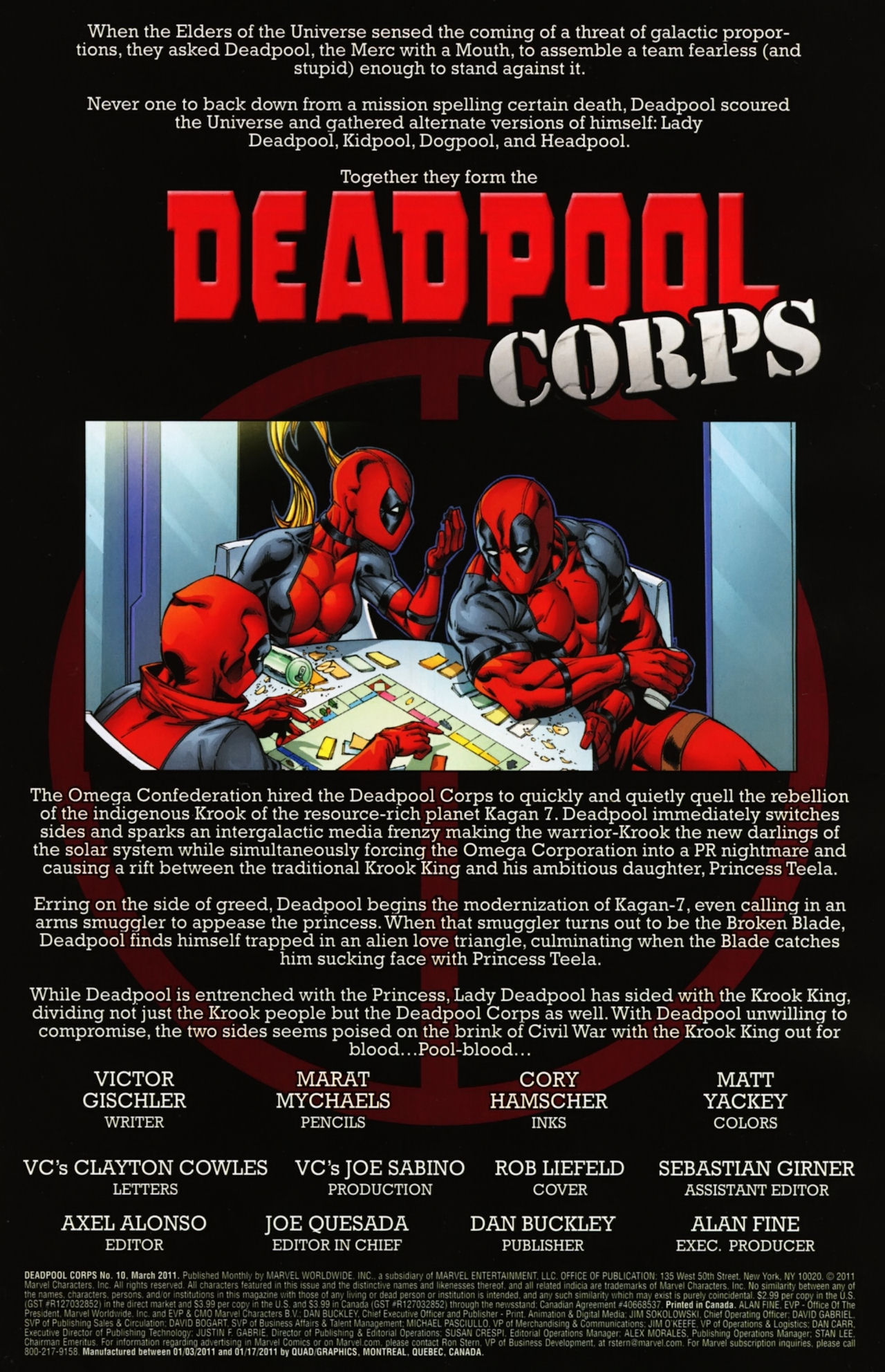 Read online Deadpool Corps (2010) comic -  Issue #10 - 2
