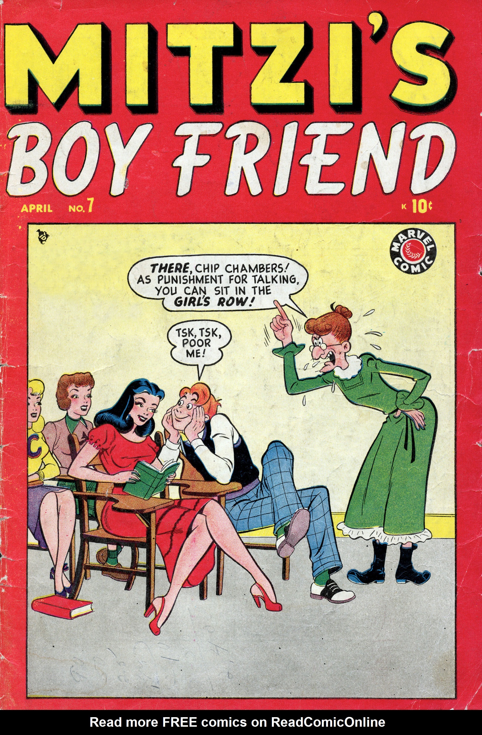 Read online Mitzi's Boy Friend comic -  Issue #7 - 1