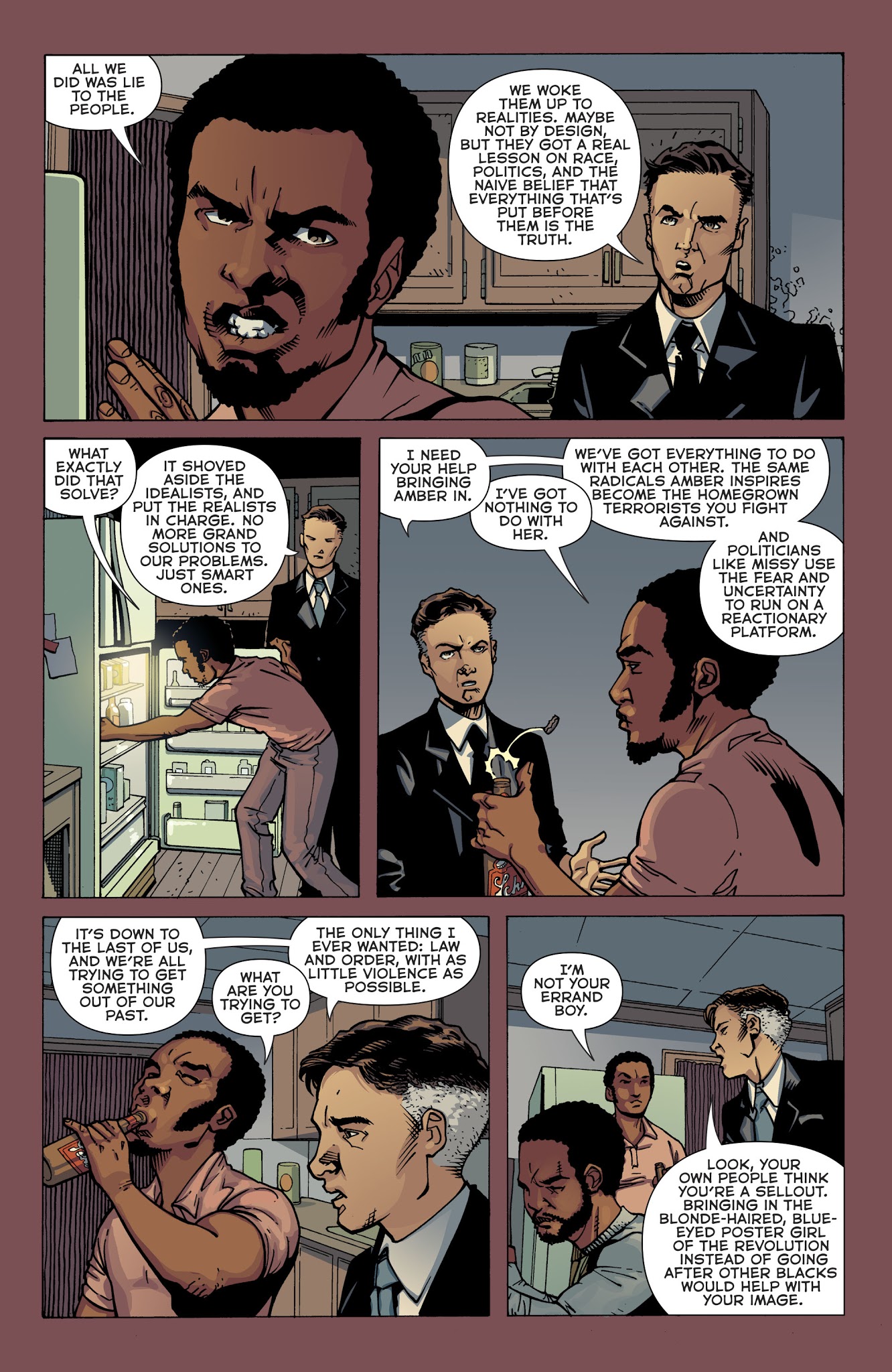 Read online The American Way: Those Above and Those Below comic -  Issue #3 - 8