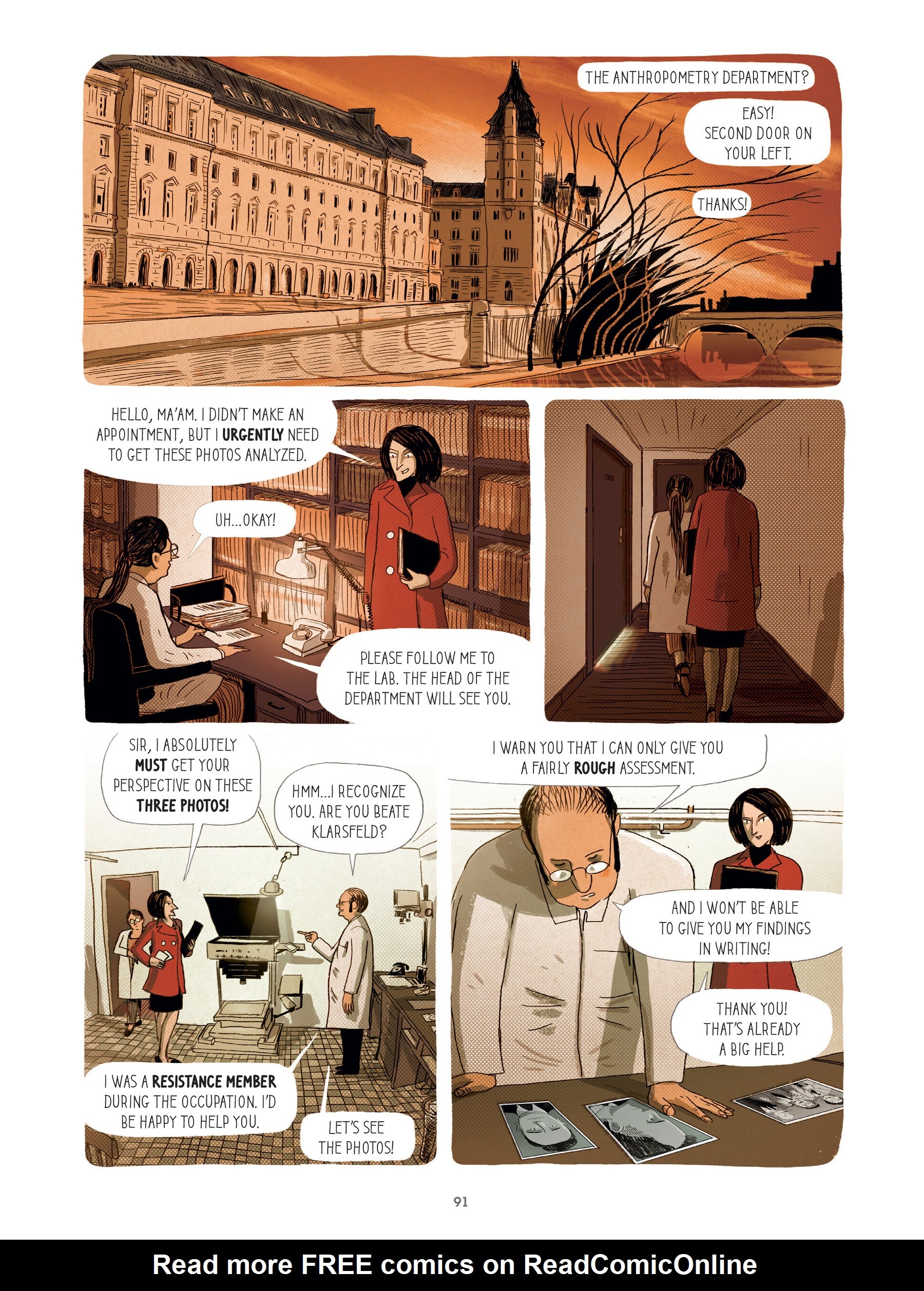 Read online For Justice: The Serge & Beate Klarsfeld Story comic -  Issue # TPB (Part 1) - 91