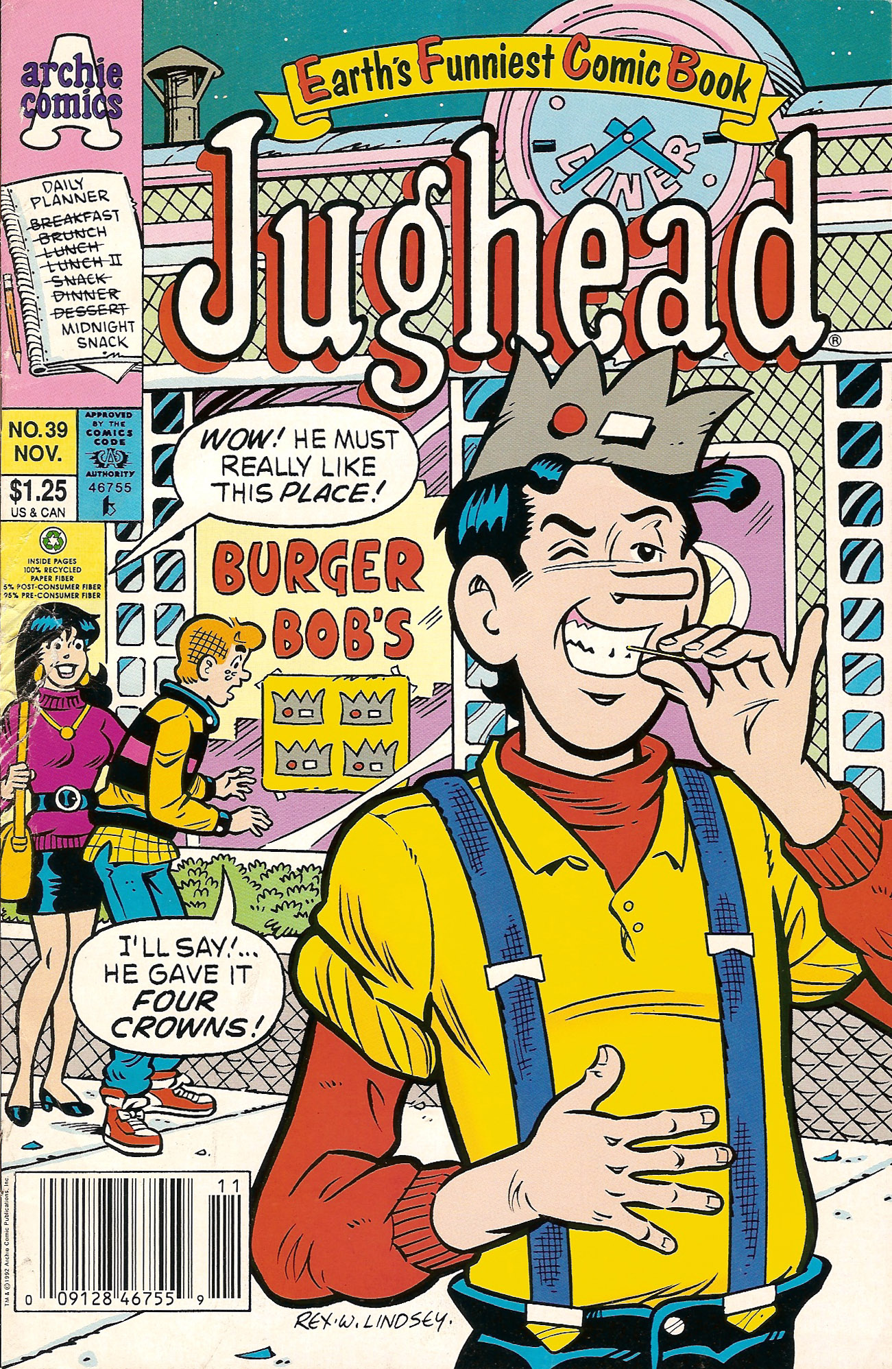 Read online Jughead (1987) comic -  Issue #39 - 1