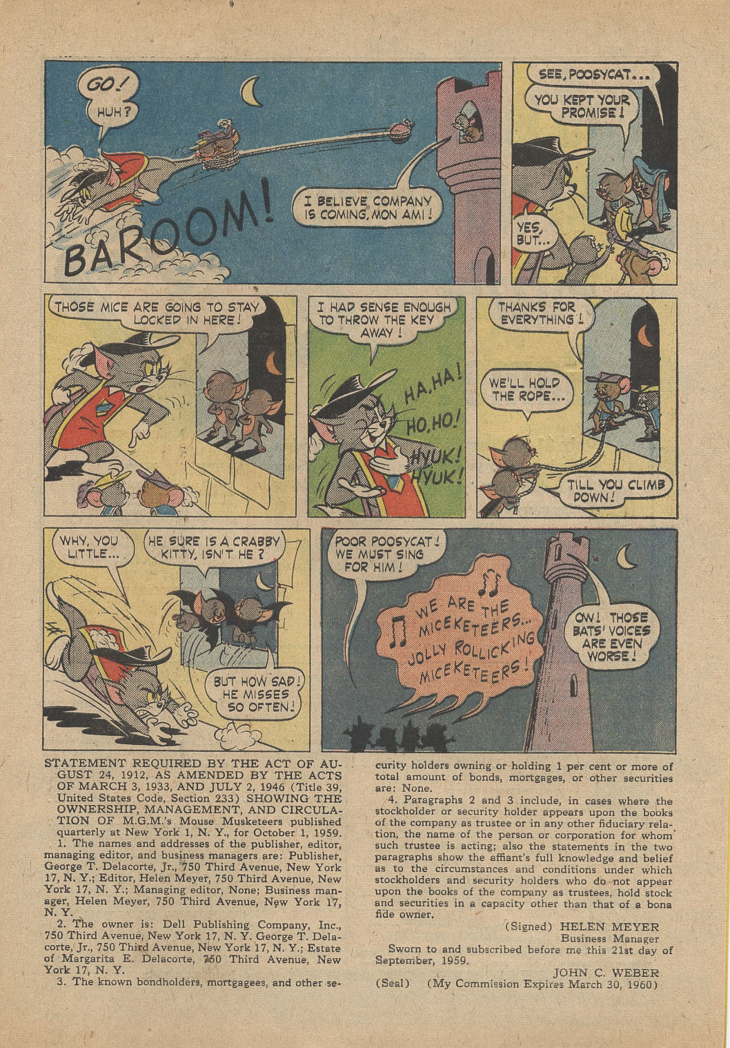 Read online M.G.M's The Mouse Musketeers comic -  Issue #21 - 33