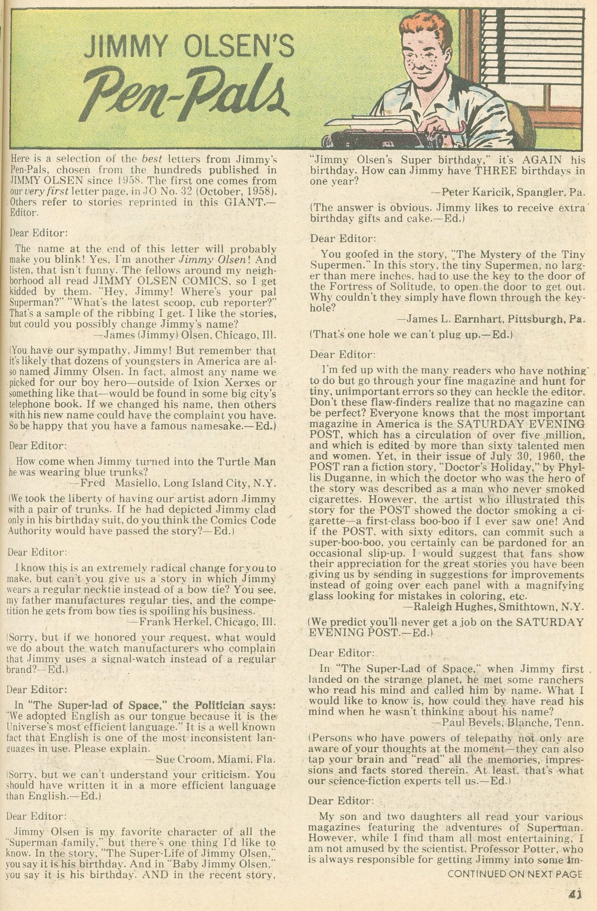 Read online Superman's Pal Jimmy Olsen comic -  Issue #104 - 43