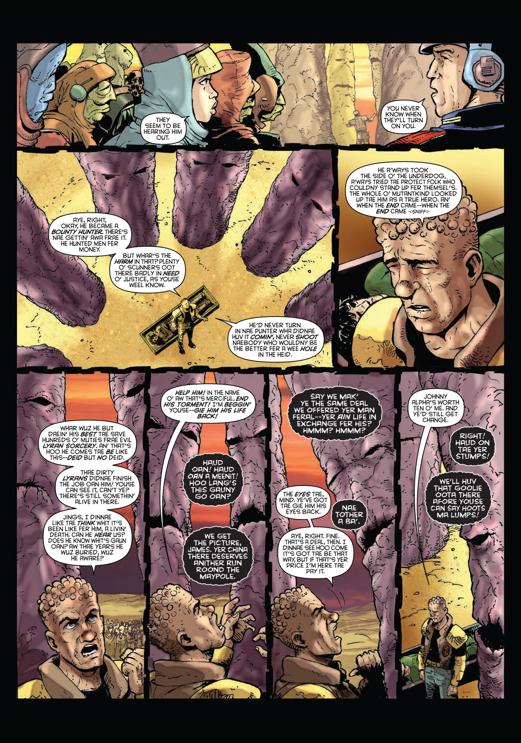 Read online Strontium Dog: The Life and Death of Johnny Alpha: The Project comic -  Issue # TPB - 69