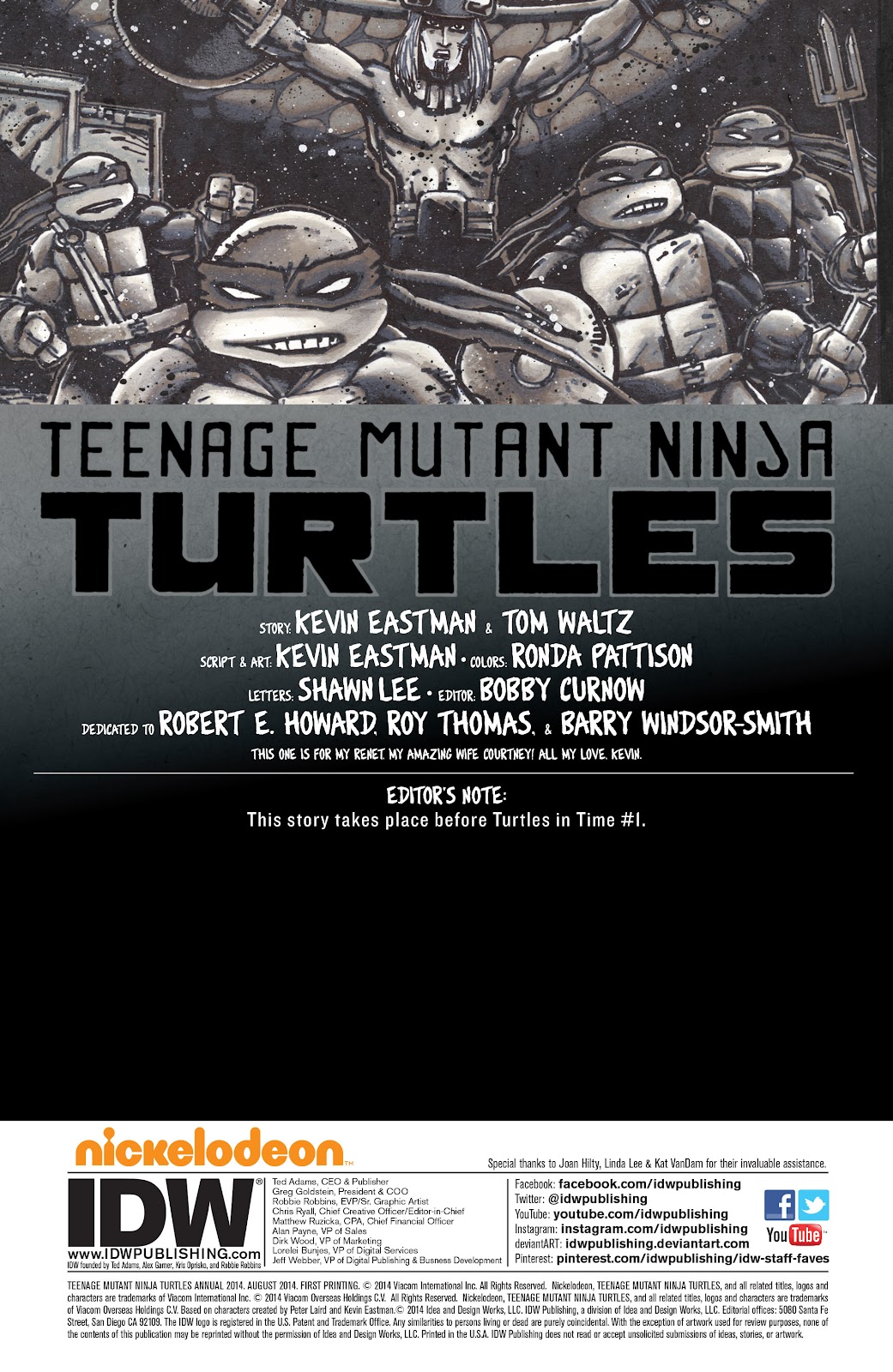 Teenage Mutant Ninja Turtles (2011) issue Annual 2014 - Page 2