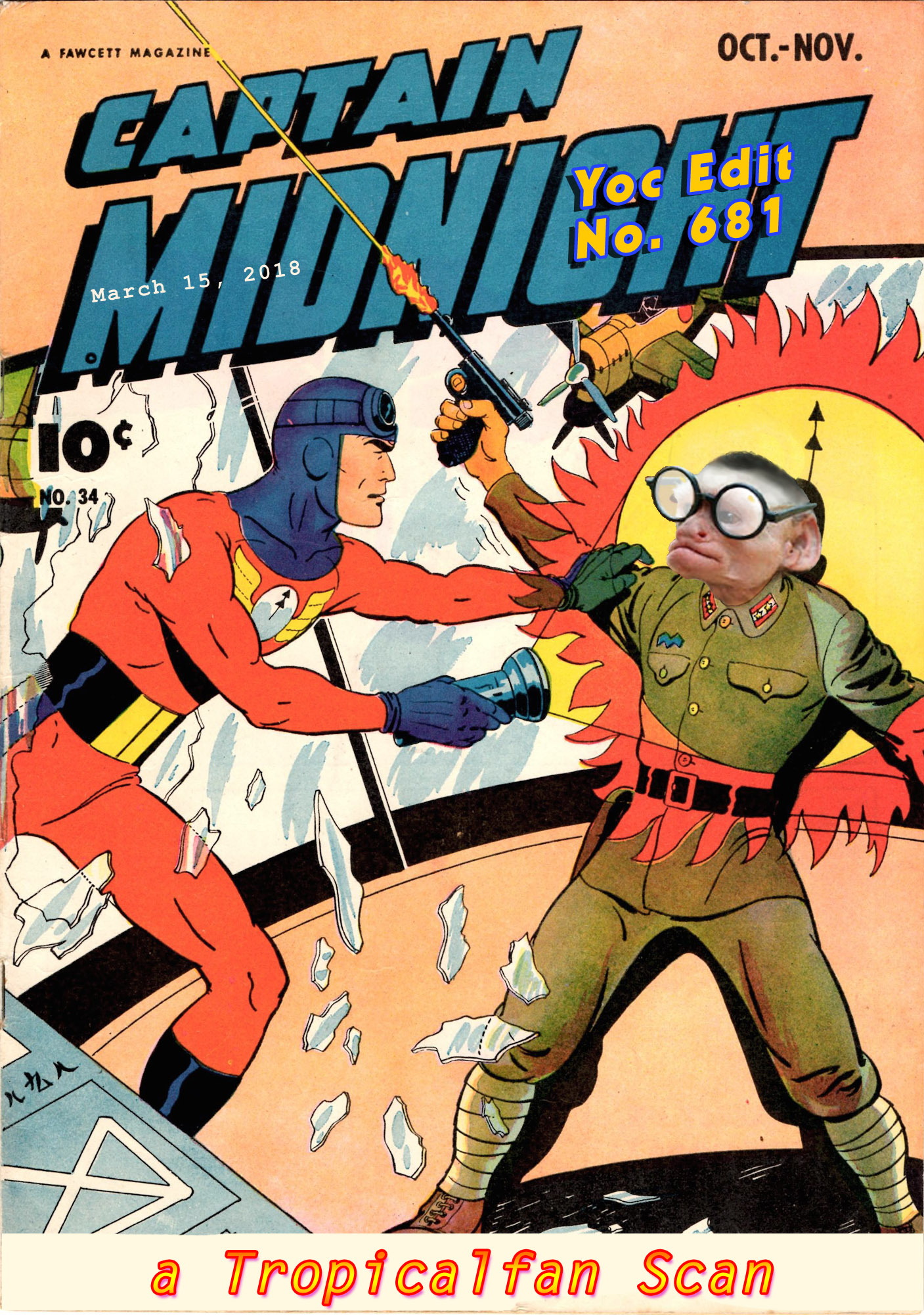 Read online Captain Midnight (1942) comic -  Issue #34 - 37