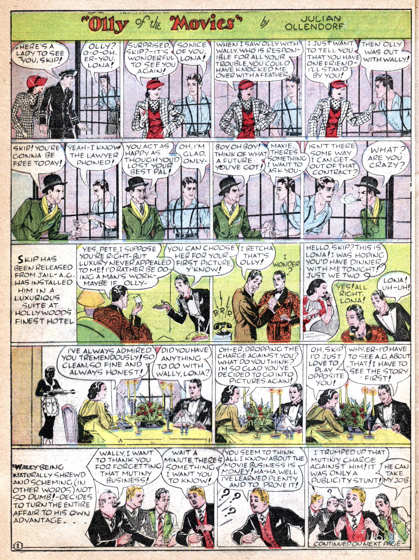 Read online Famous Funnies comic -  Issue #39 - 44