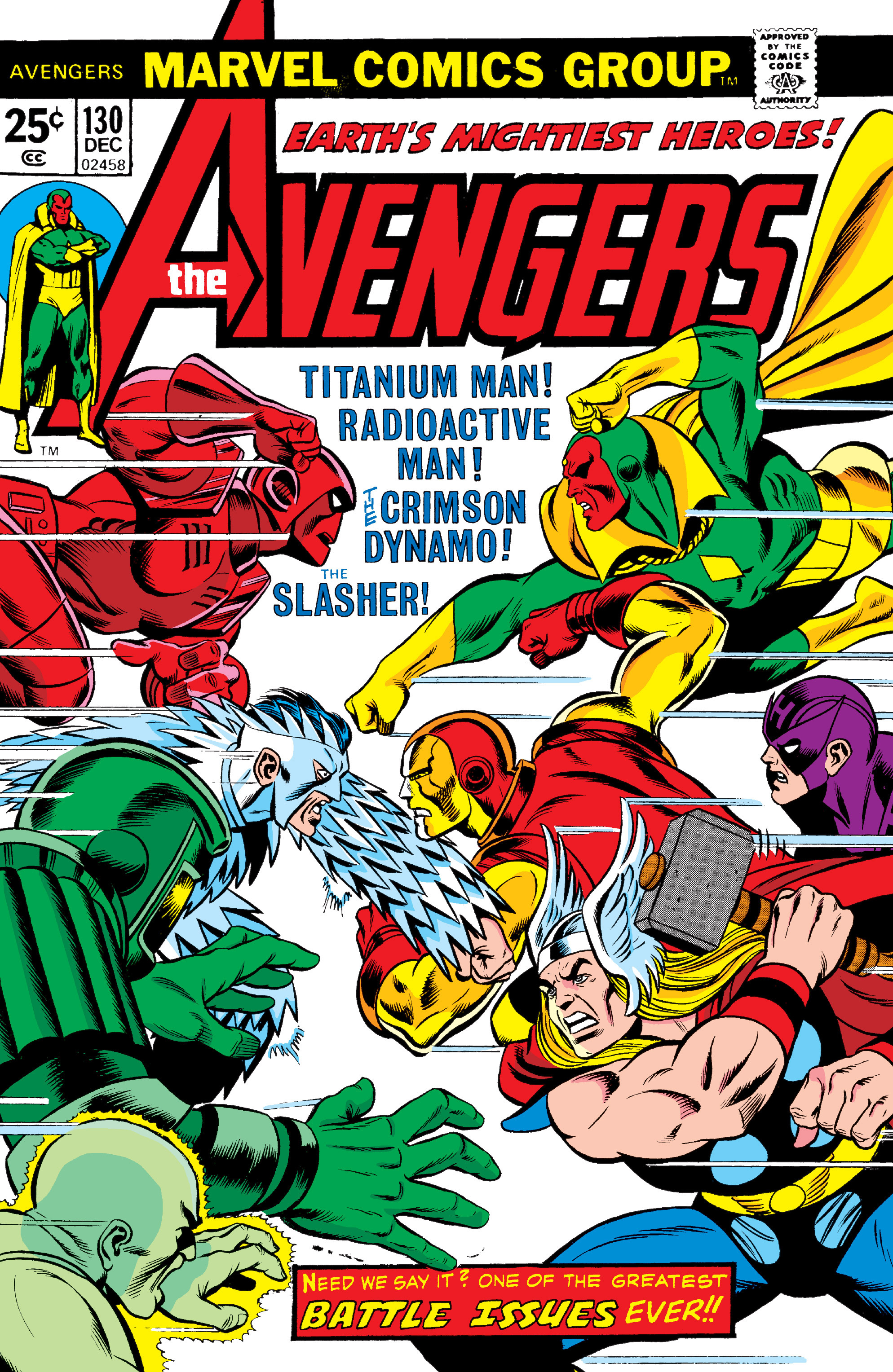 Read online The Avengers (1963) comic -  Issue #130 - 1