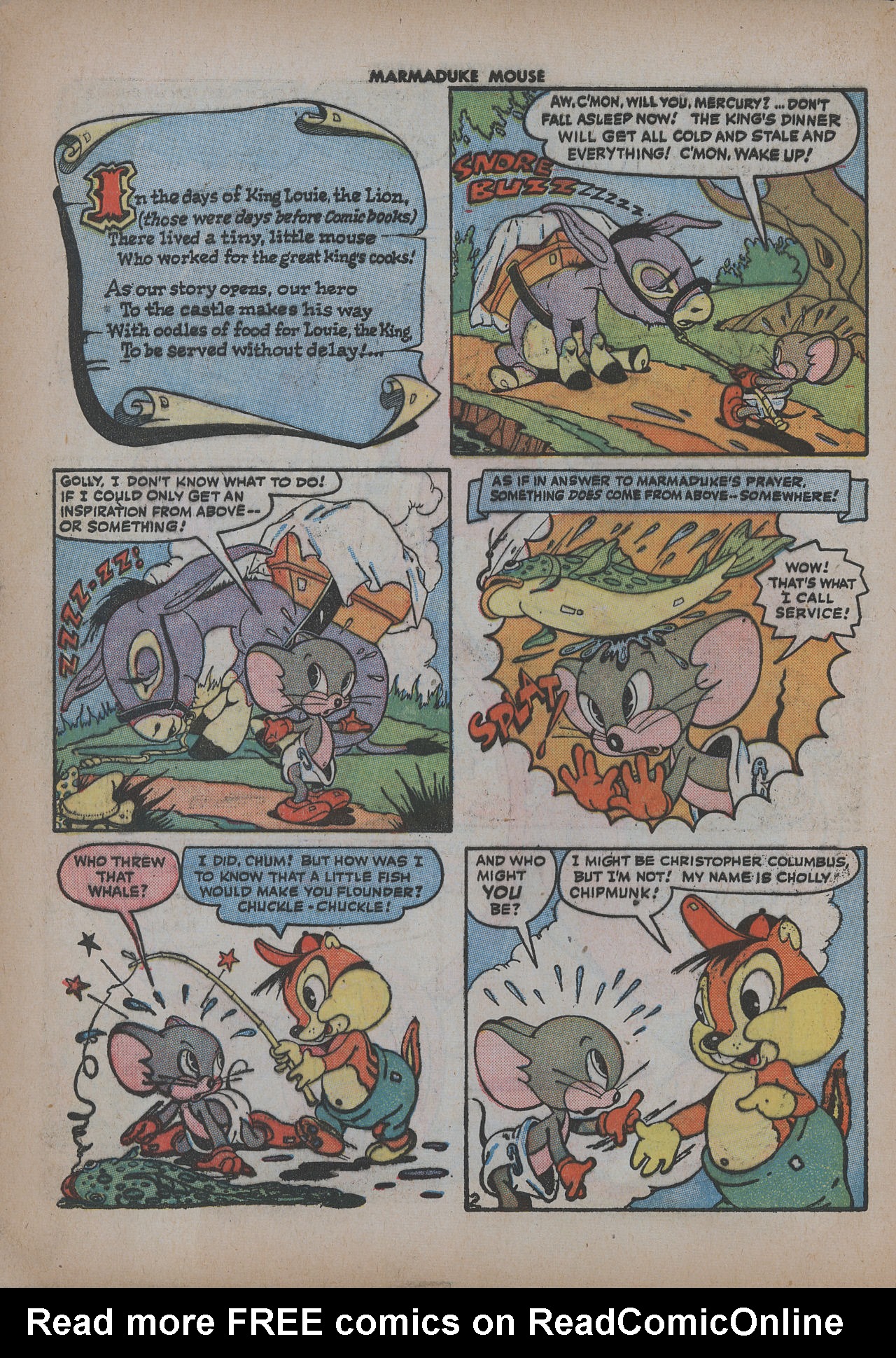 Read online Marmaduke Mouse comic -  Issue #1 - 5