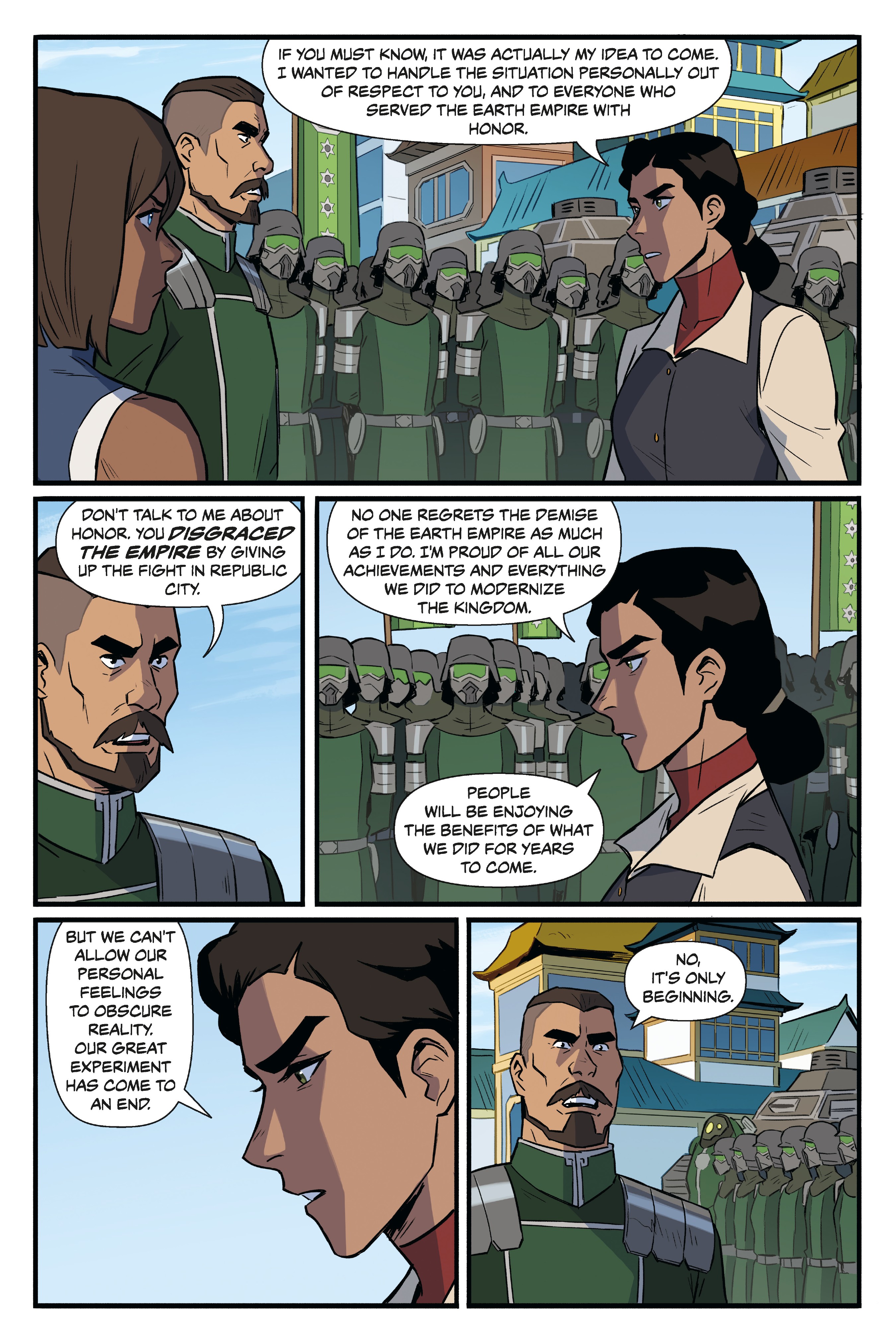 Read online Nickelodeon The Legend of Korra: Ruins of the Empire comic -  Issue # TPB 1 - 60