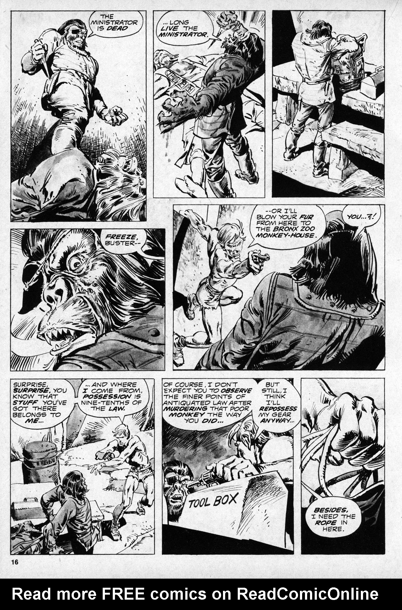 Read online Planet of the Apes comic -  Issue #10 - 16