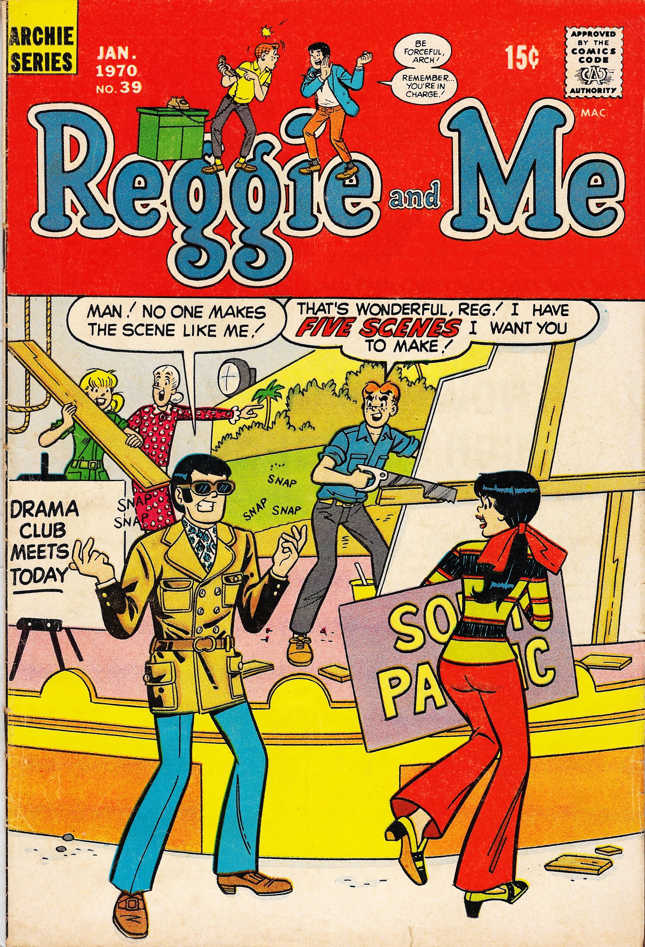 Read online Reggie and Me (1966) comic -  Issue #39 - 1
