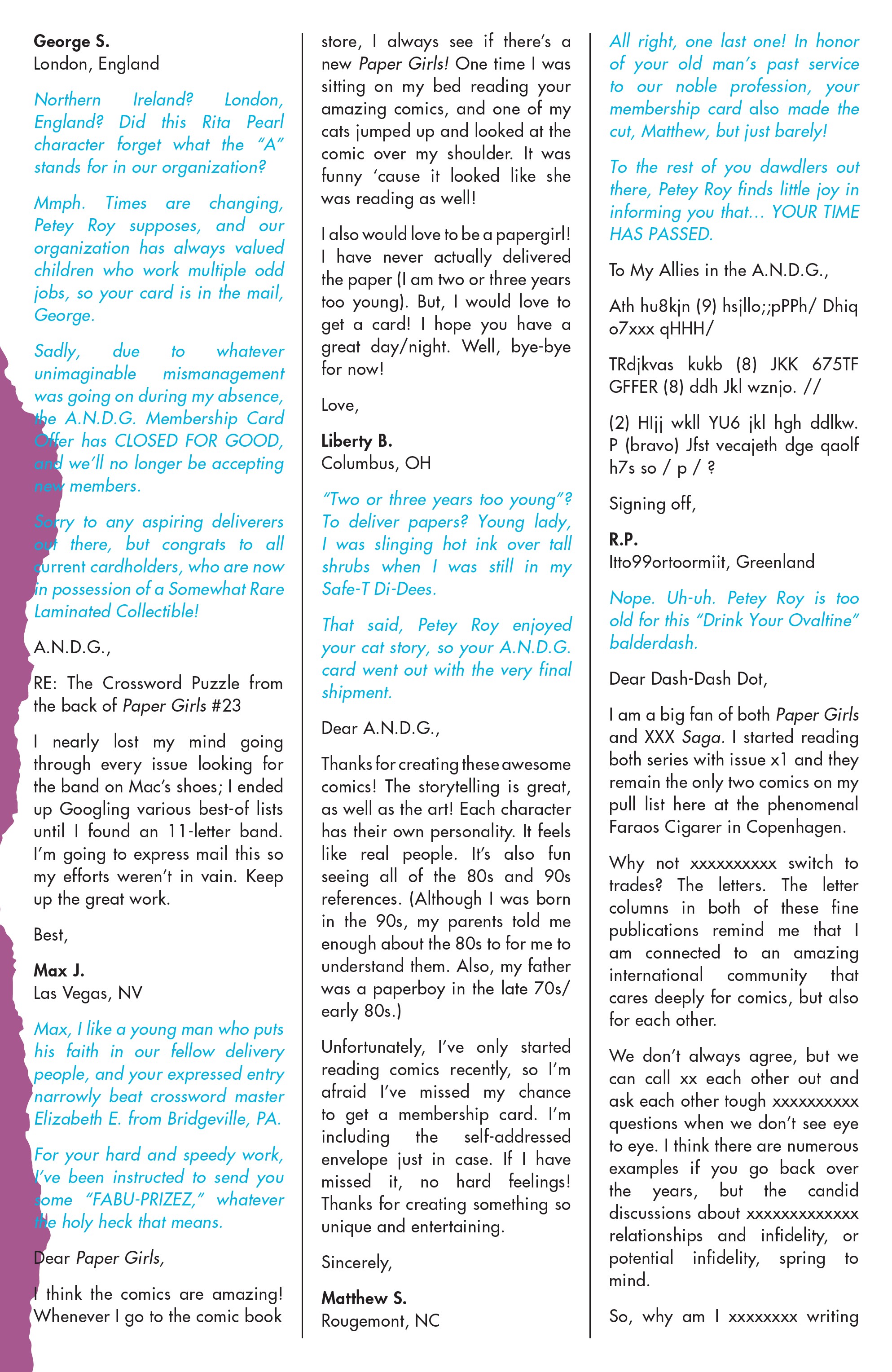 Read online Paper Girls comic -  Issue #26 - 28