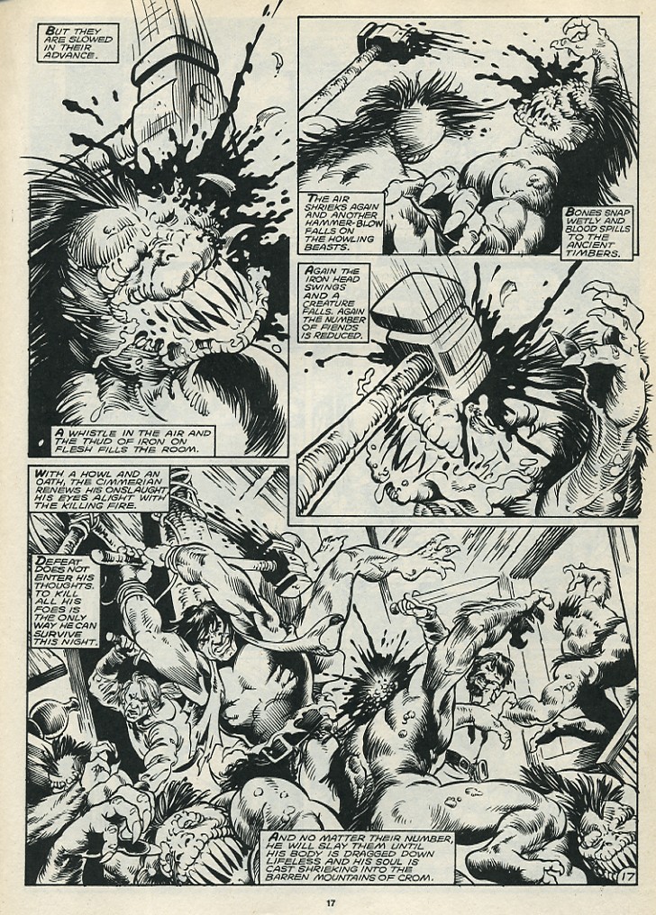 Read online The Savage Sword Of Conan comic -  Issue #172 - 19