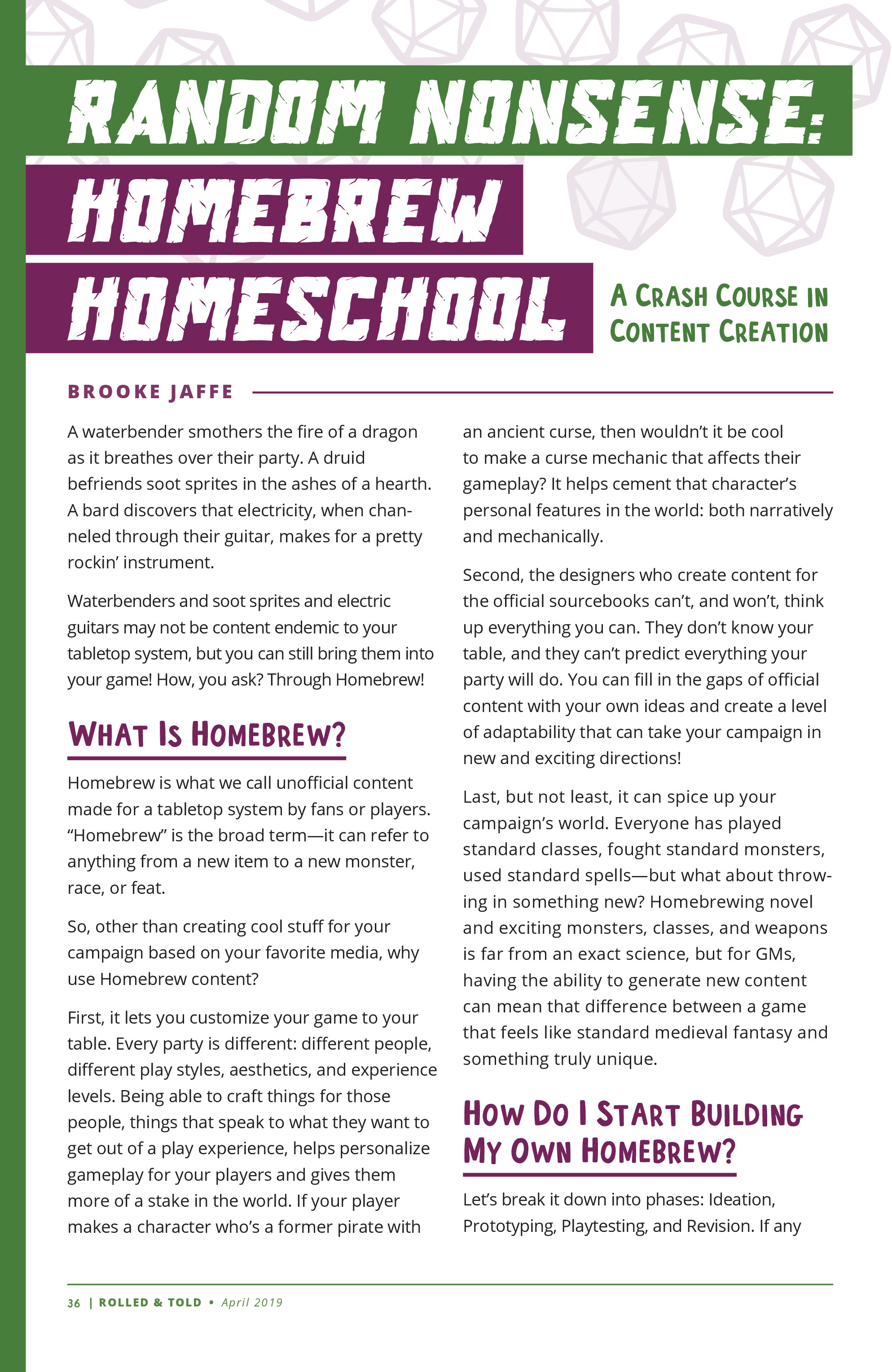 Read online Rolled & Told comic -  Issue #8 - 34