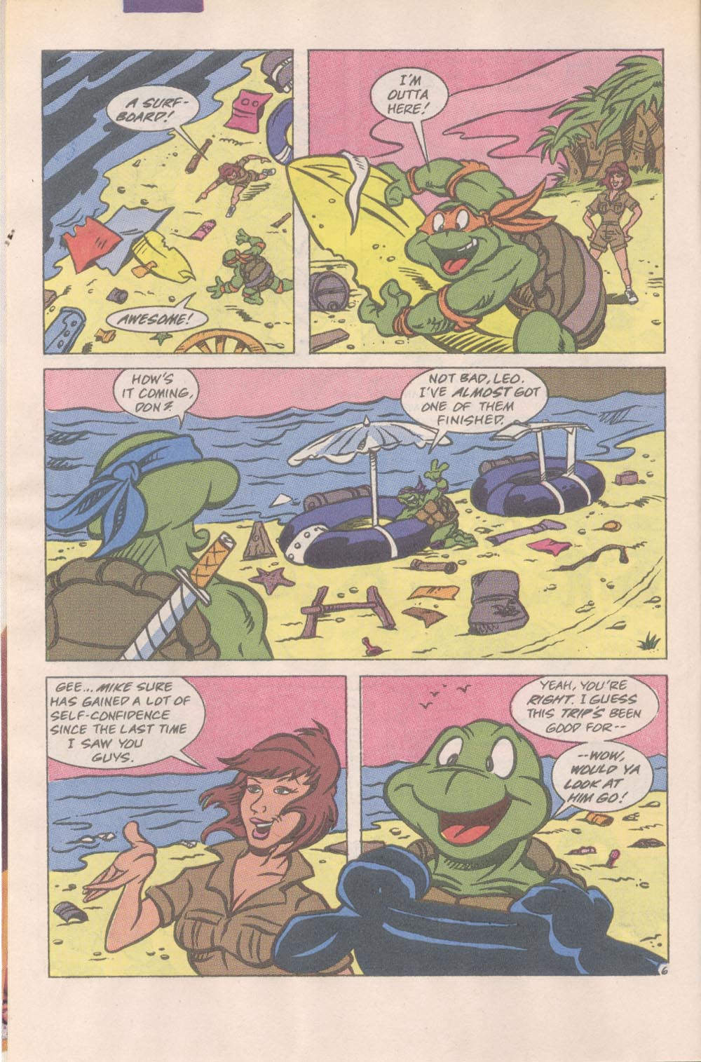 Read online Teenage Mutant Ninja Turtles Adventures (1989) comic -  Issue #16 - 7