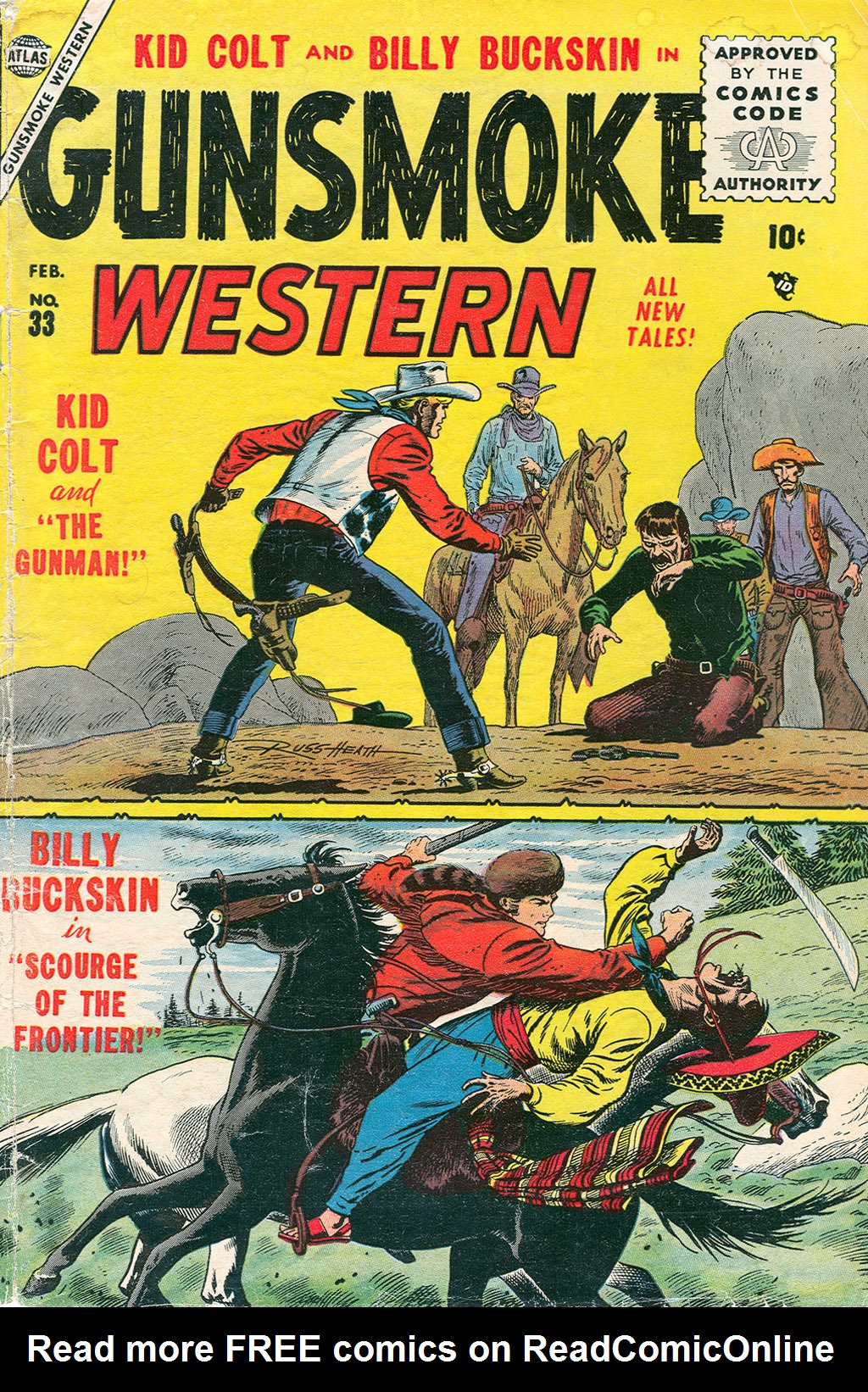 Read online Gunsmoke Western comic -  Issue #33 - 2
