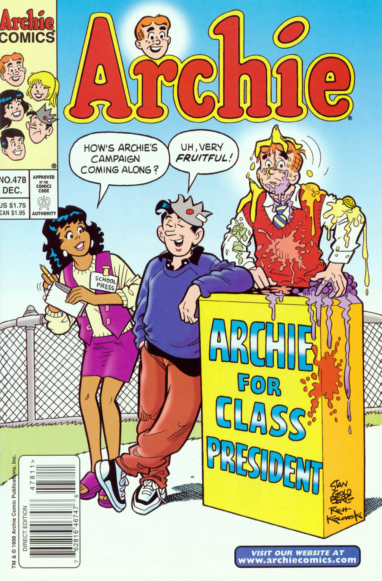 Read online Archie (1960) comic -  Issue #478 - 1