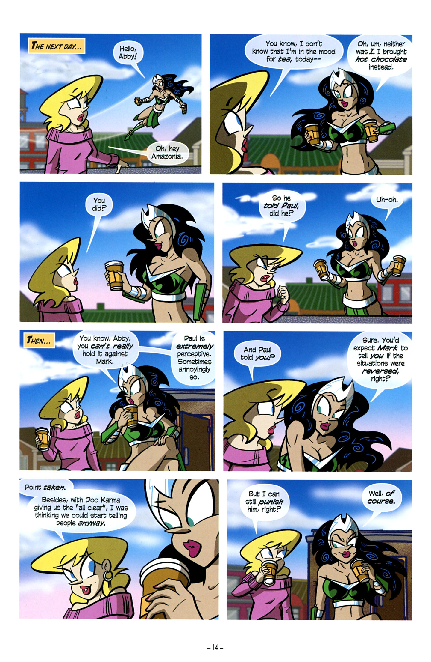 Read online Love and Capes: What to Expect comic -  Issue #1 - 16