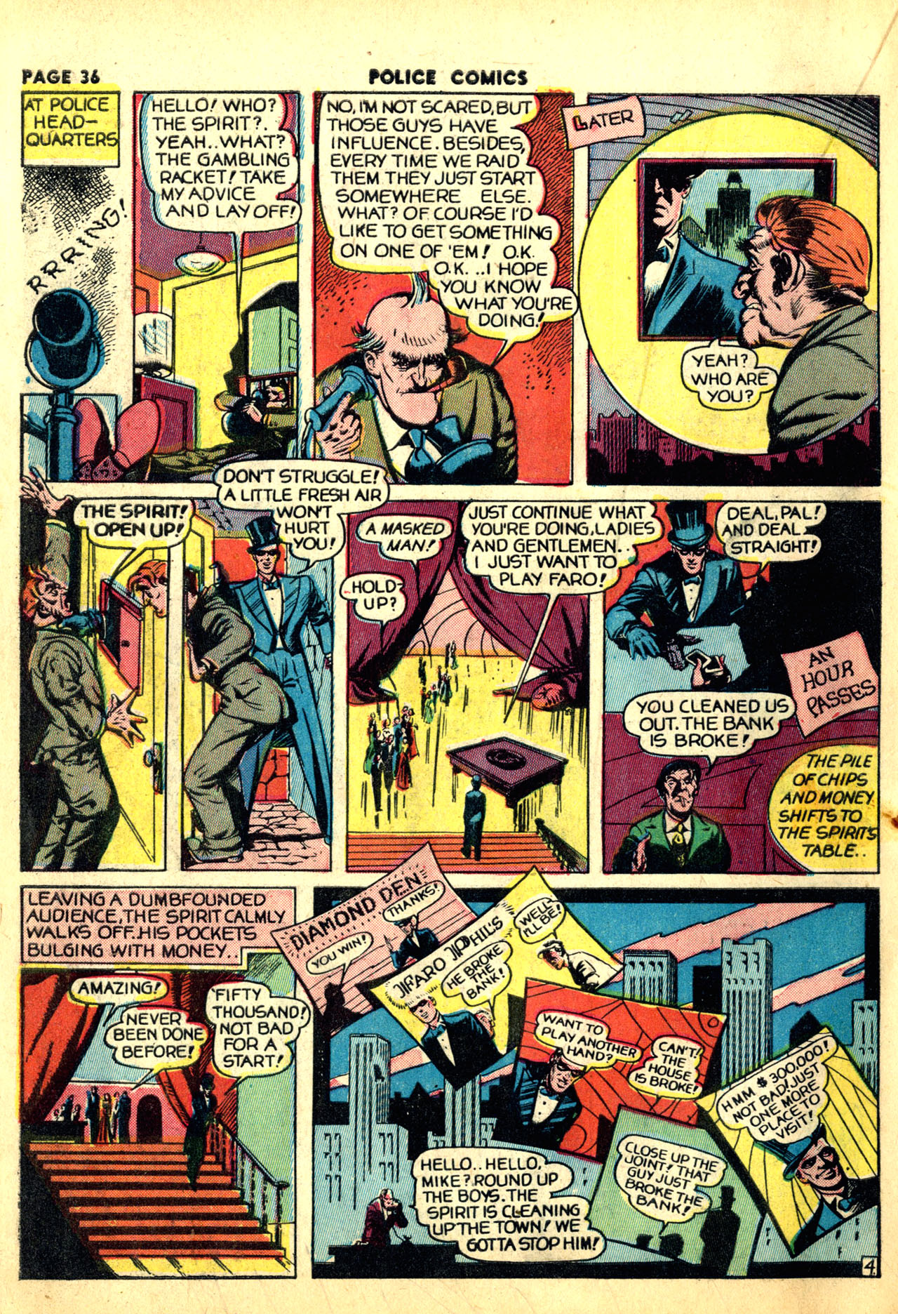 Read online Police Comics comic -  Issue #13 - 38