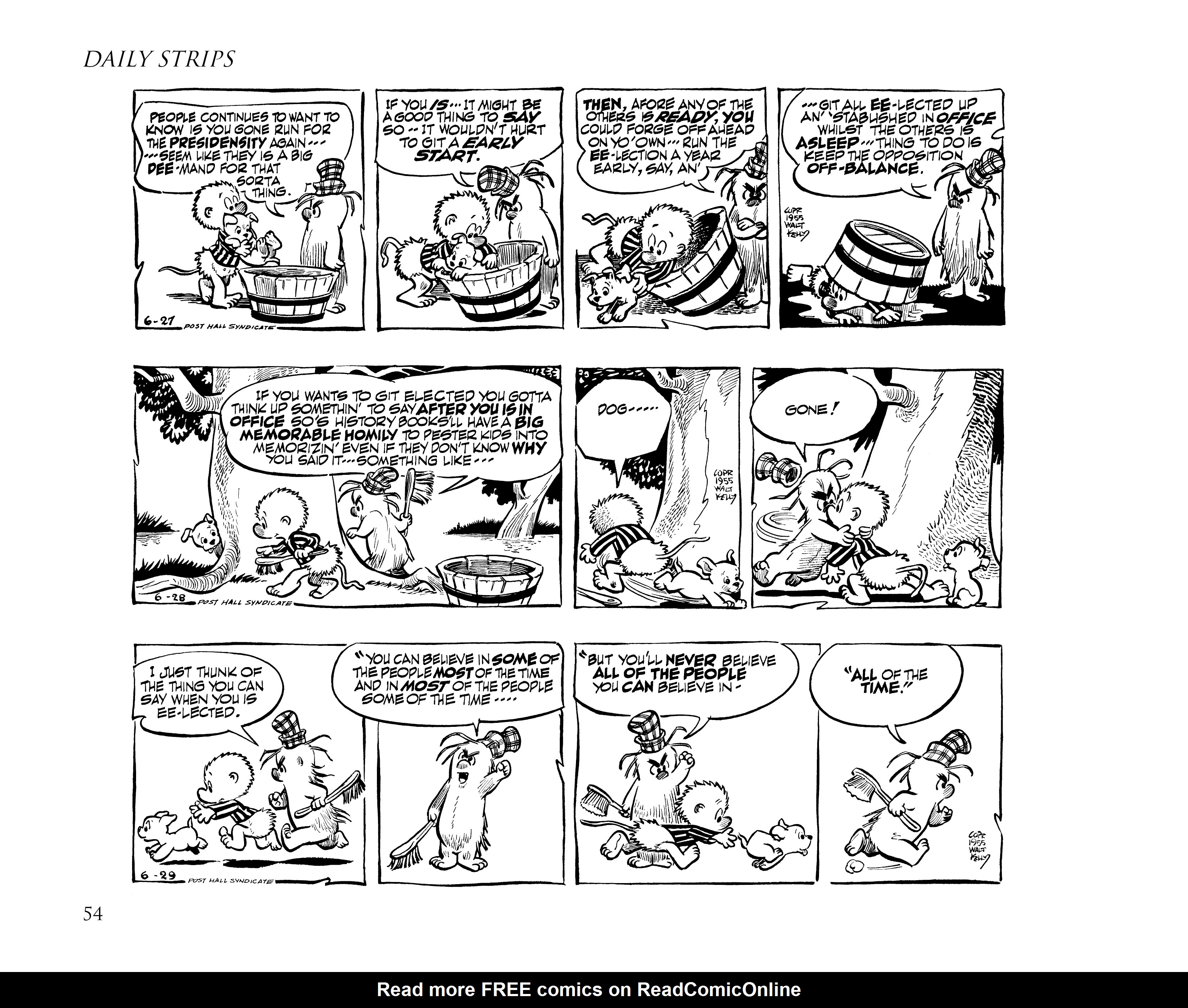 Read online Pogo by Walt Kelly: The Complete Syndicated Comic Strips comic -  Issue # TPB 4 (Part 1) - 66