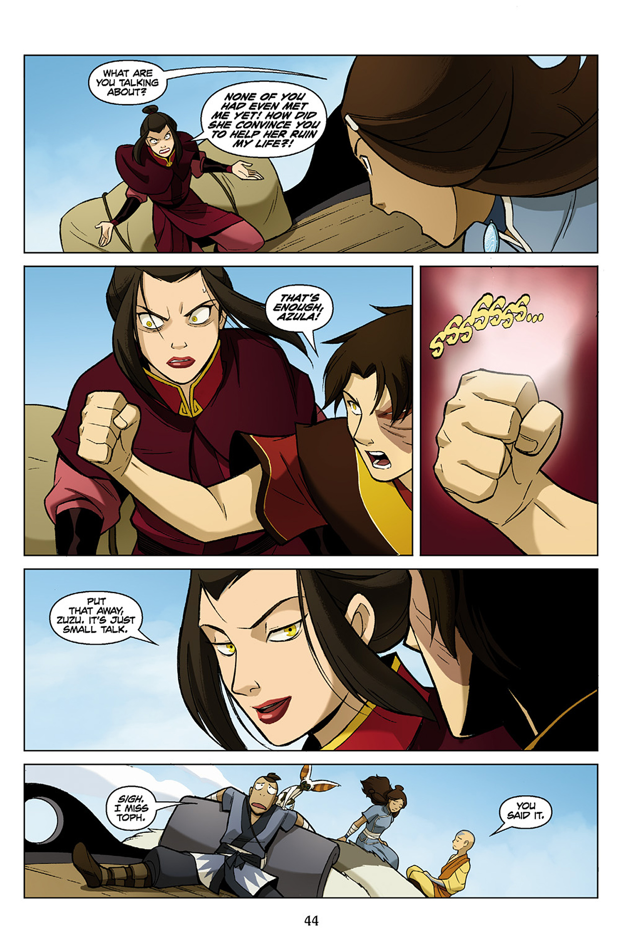 Read online Nickelodeon Avatar: The Last Airbender - The Search comic -  Issue # Part 1 - 45