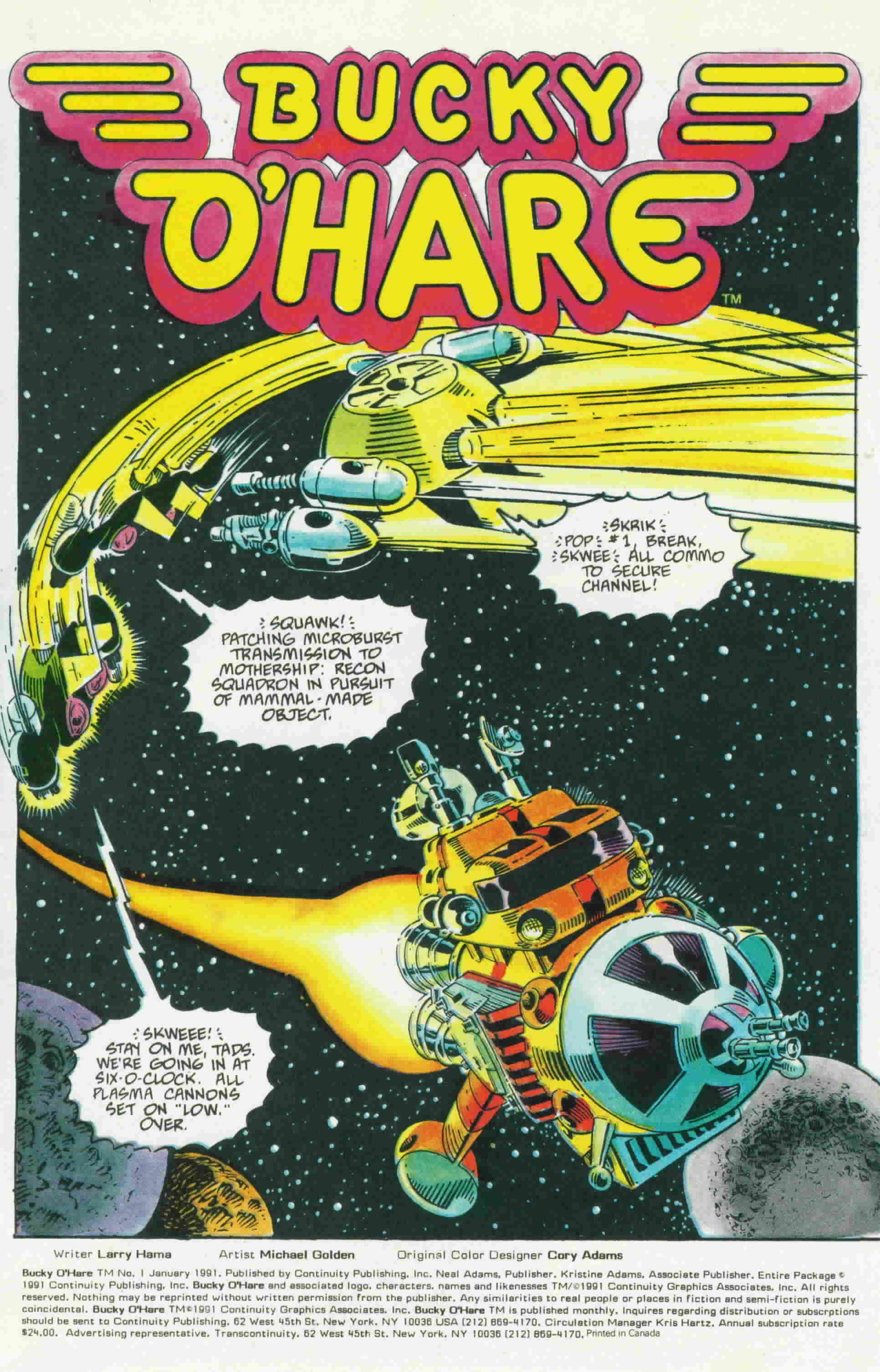 Read online Bucky O'Hare (1991) comic -  Issue #1 - 3