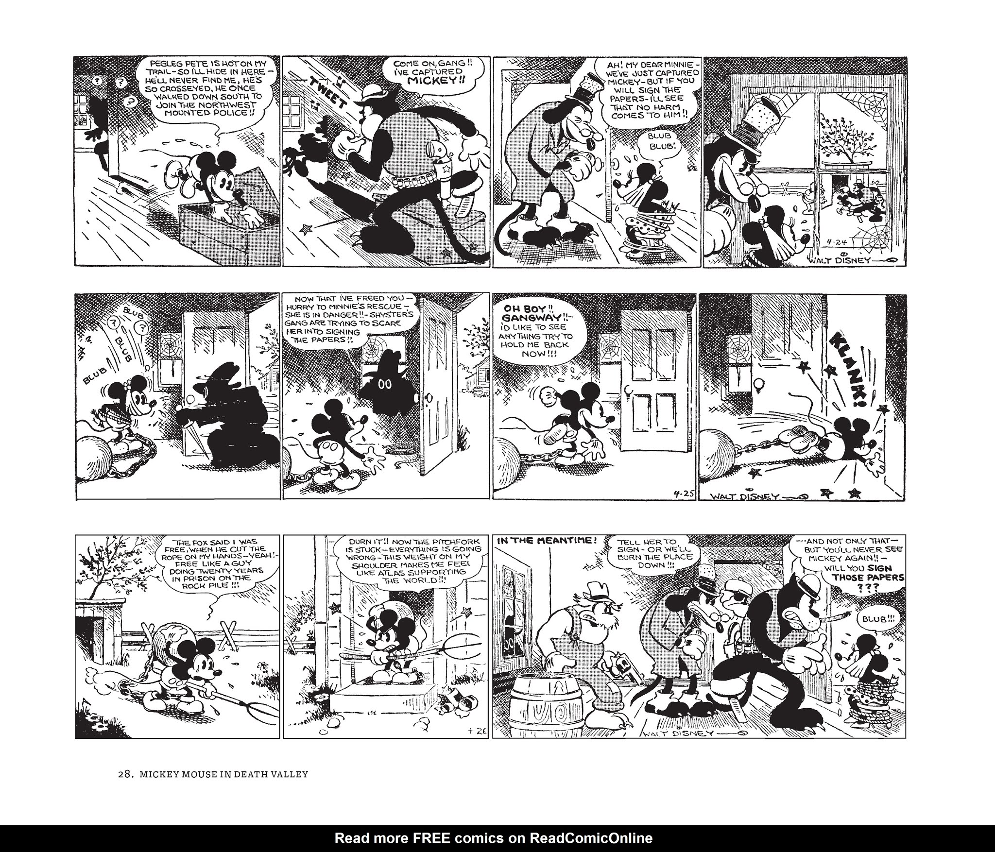 Read online Walt Disney's Mickey Mouse by Floyd Gottfredson comic -  Issue # TPB 1 (Part 1) - 28