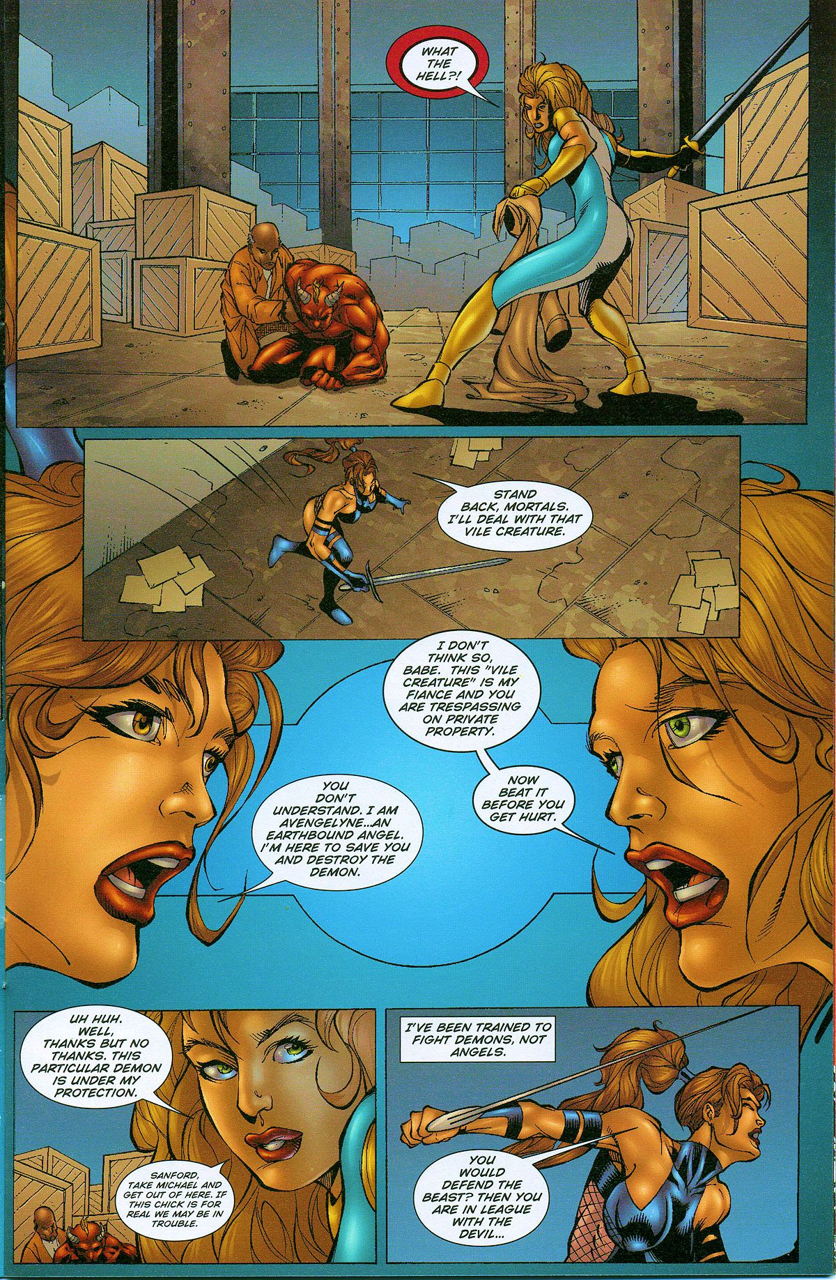 Read online Avengelyne / Demonslayer comic -  Issue #1 - 11