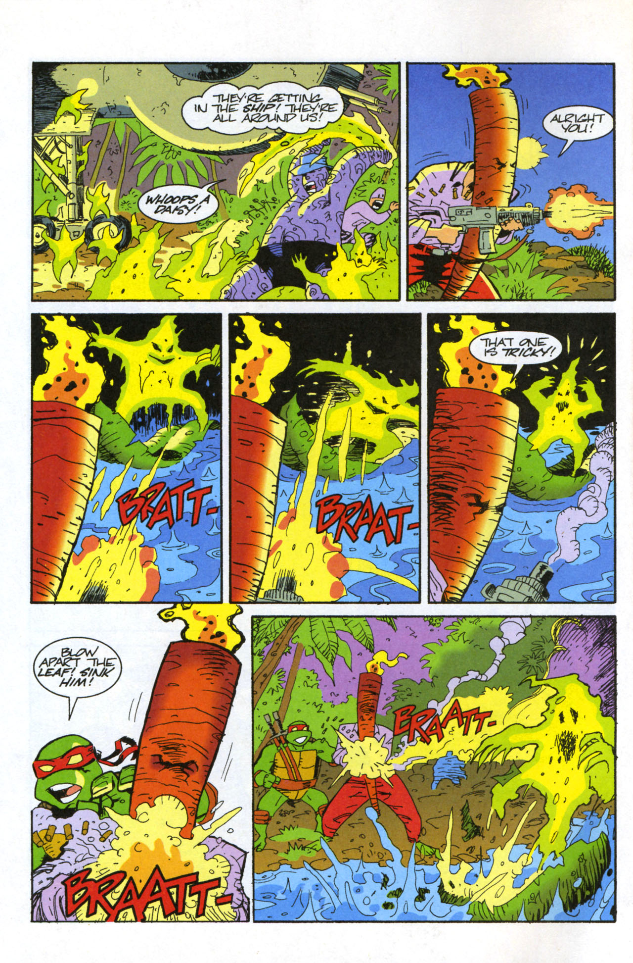 Read online Teenage Mutant Ninja Turtles/Flaming Carrot Crossover comic -  Issue #3 - 8