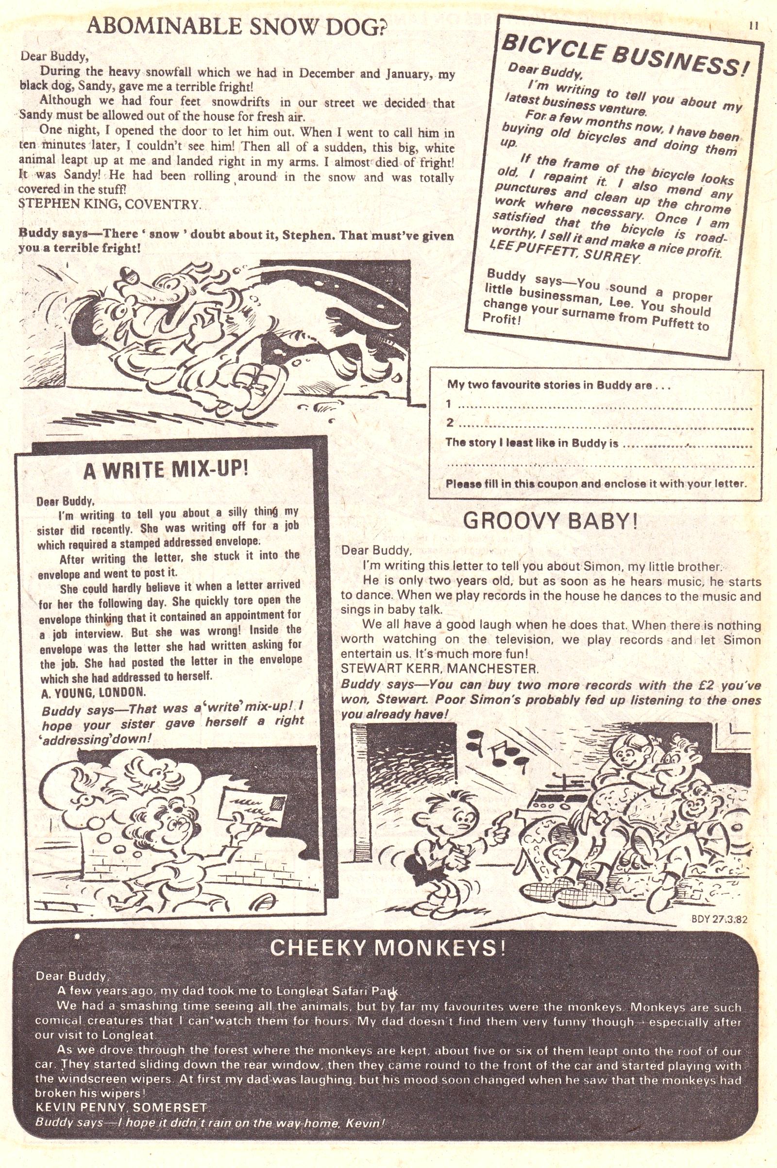 Read online Buddy comic -  Issue #59 - 11