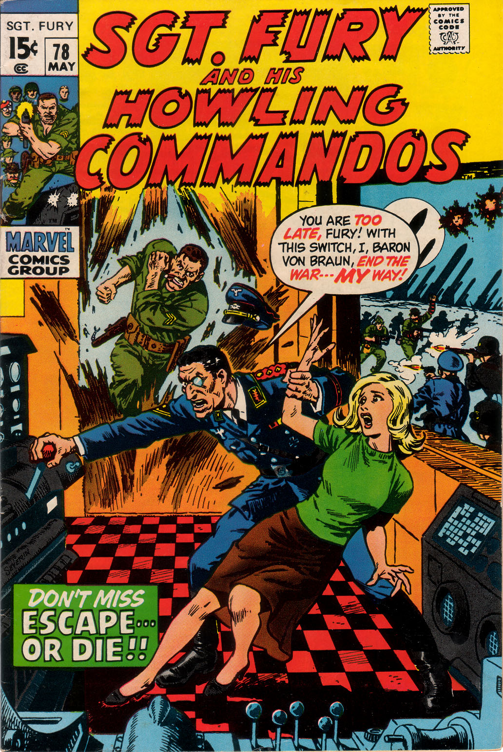 Read online Sgt. Fury comic -  Issue #78 - 1