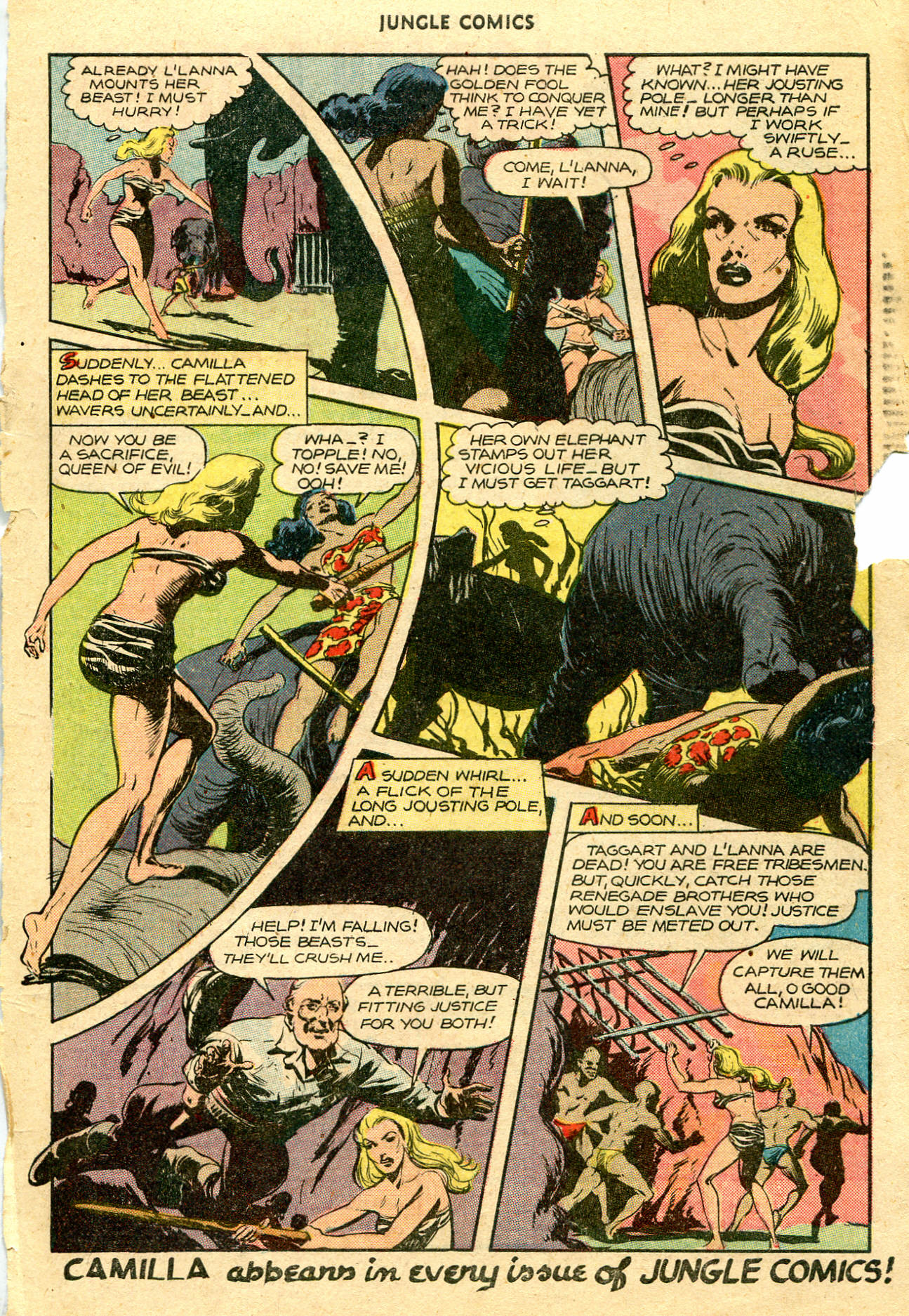 Read online Jungle Comics comic -  Issue #86 - 50