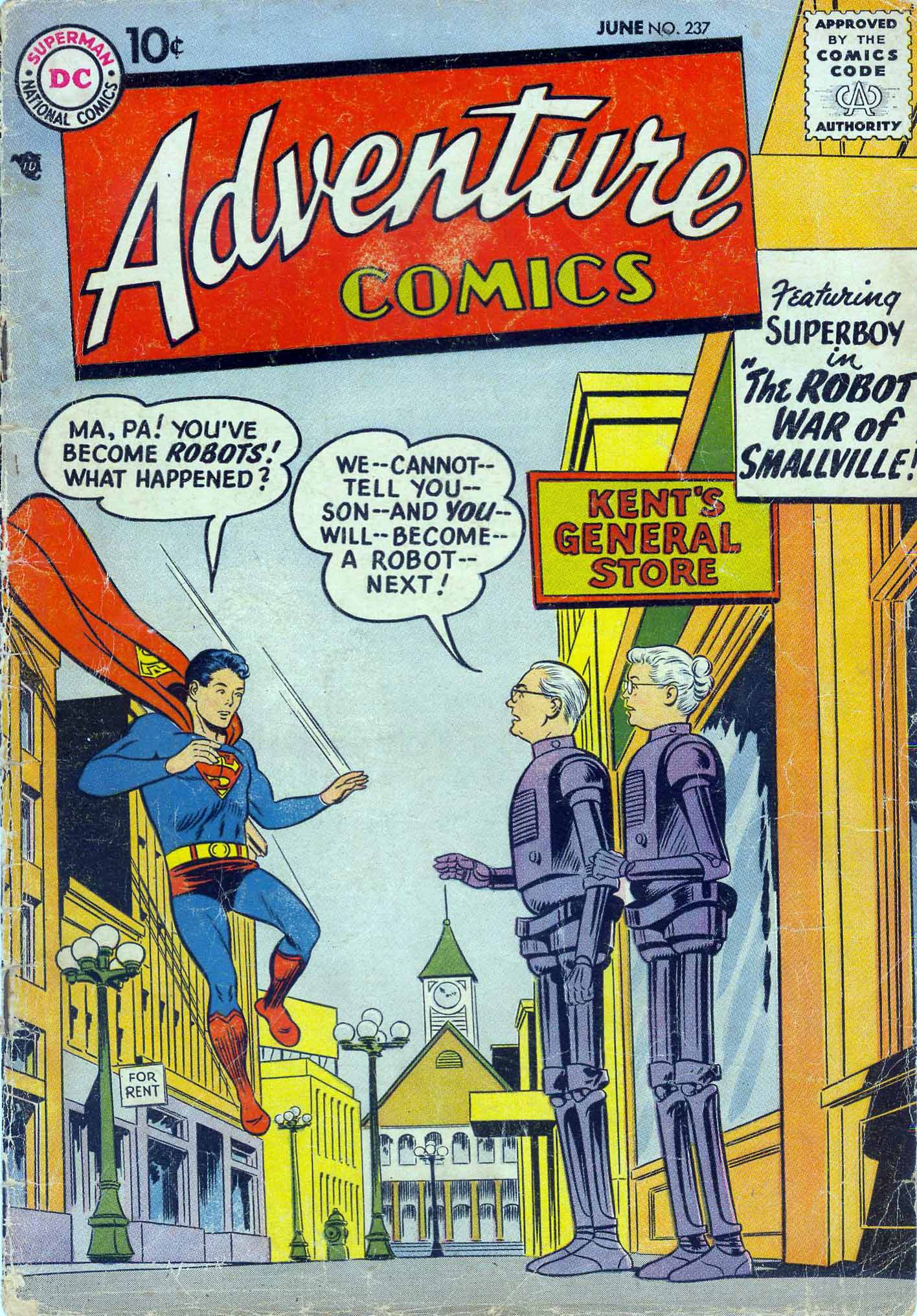 Read online Adventure Comics (1938) comic -  Issue #237 - 1