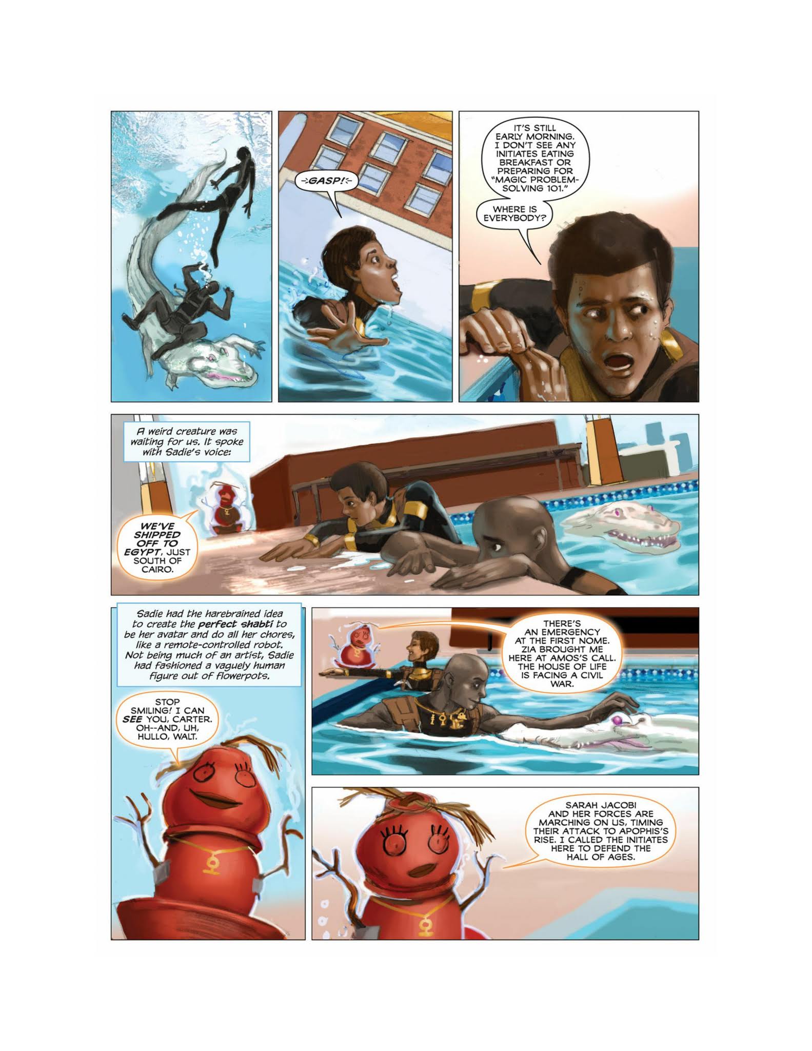 Read online The Kane Chronicles comic -  Issue # TPB 3 (Part 1) - 56