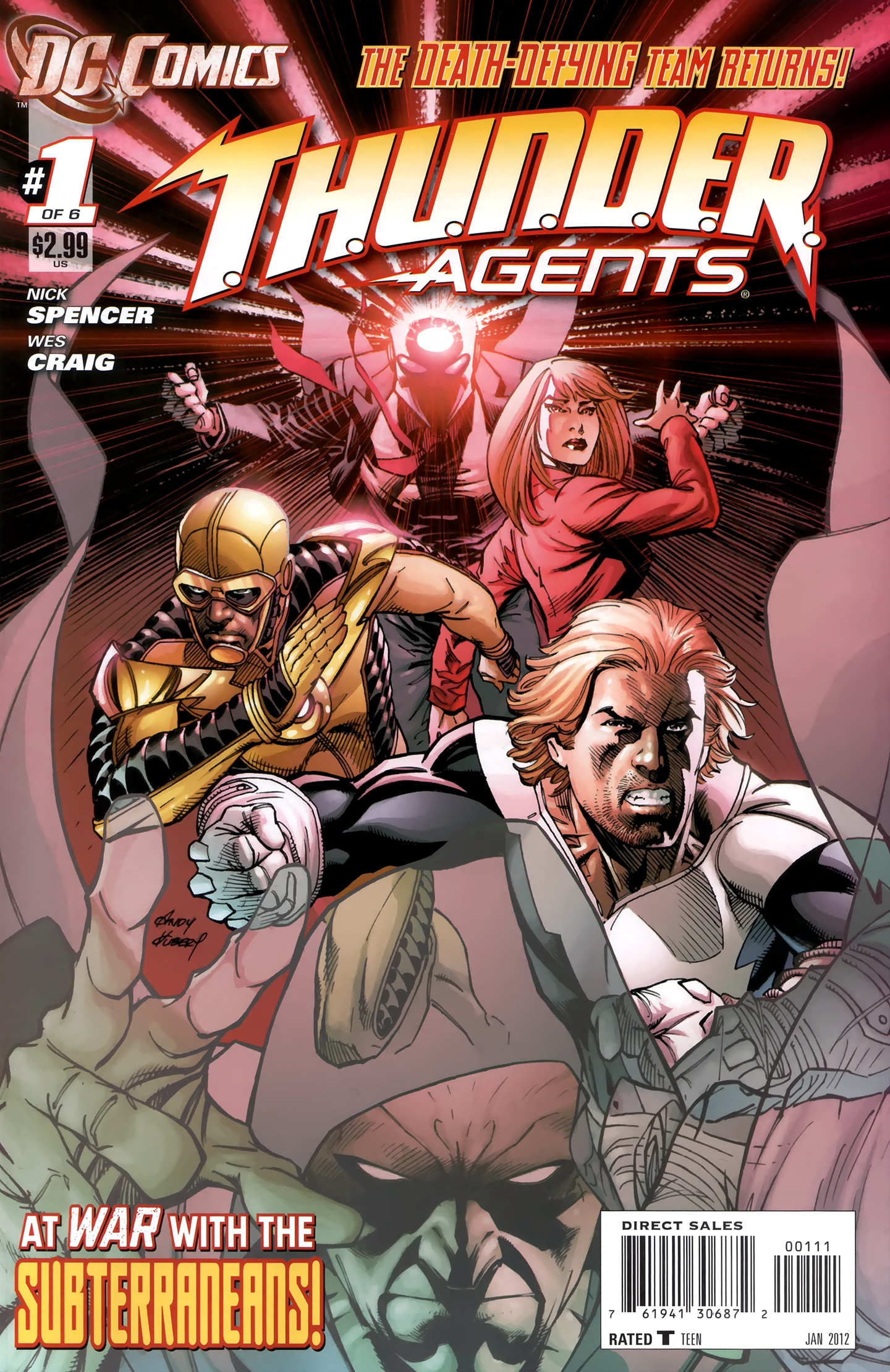 Read online T.H.U.N.D.E.R. Agents (2012) comic -  Issue #1 - 1