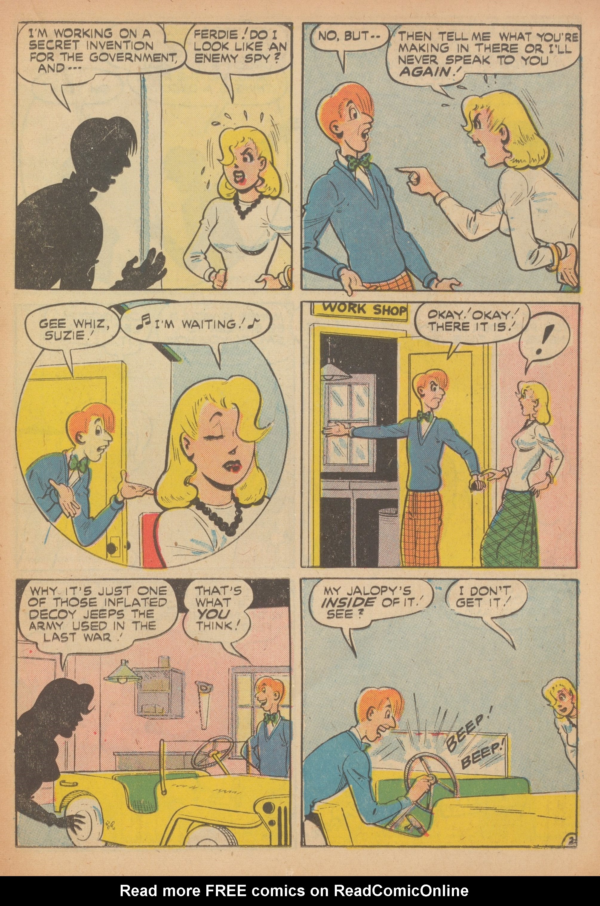 Read online Suzie Comics comic -  Issue #72 - 17