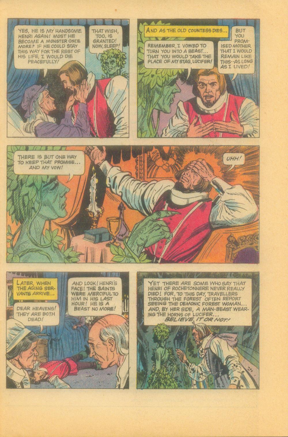 Read online Ripley's Believe it or Not! (1965) comic -  Issue #26 - 29