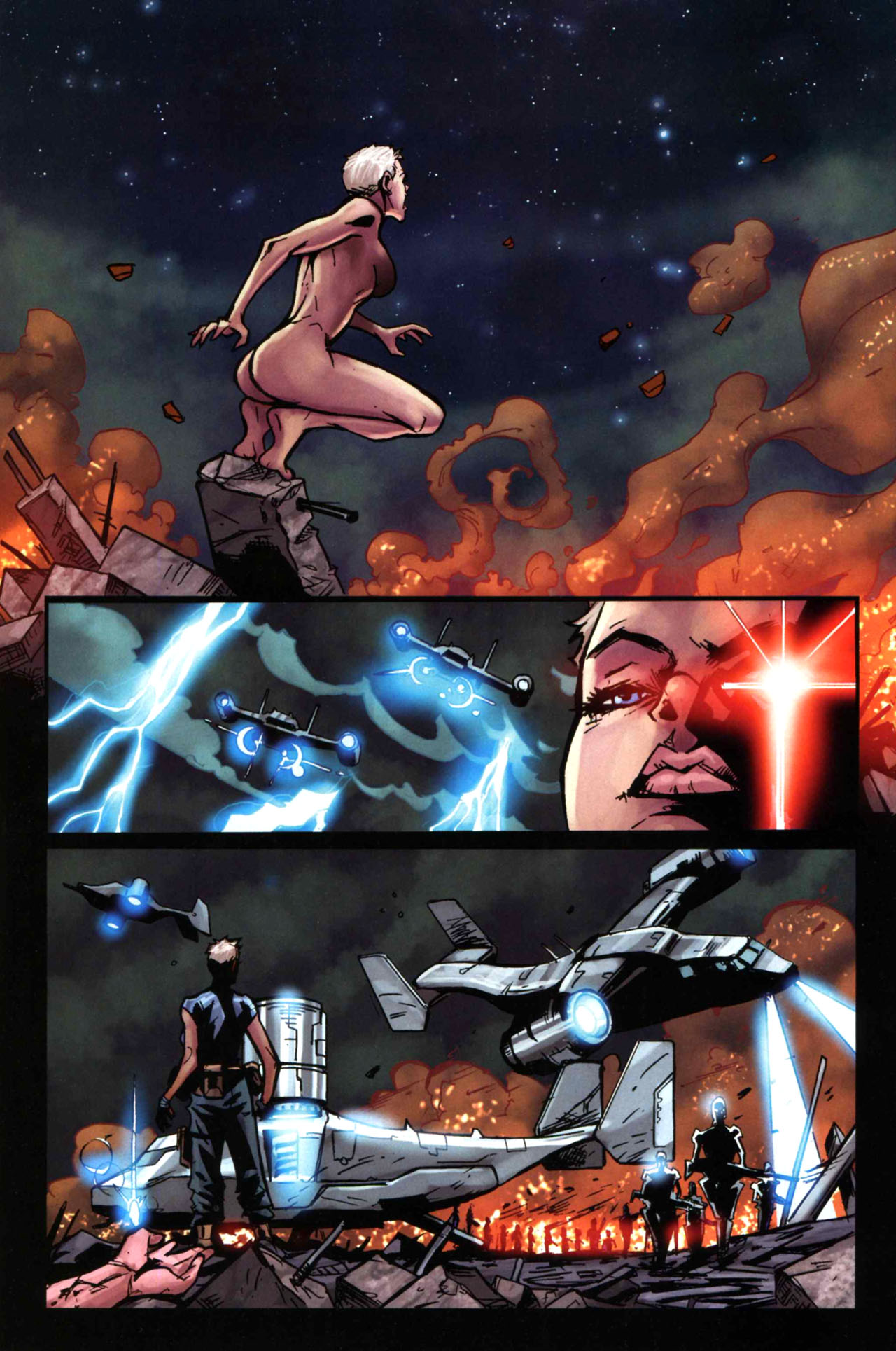 Read online Painkiller Jane Vs. Terminator comic -  Issue #3 - 14